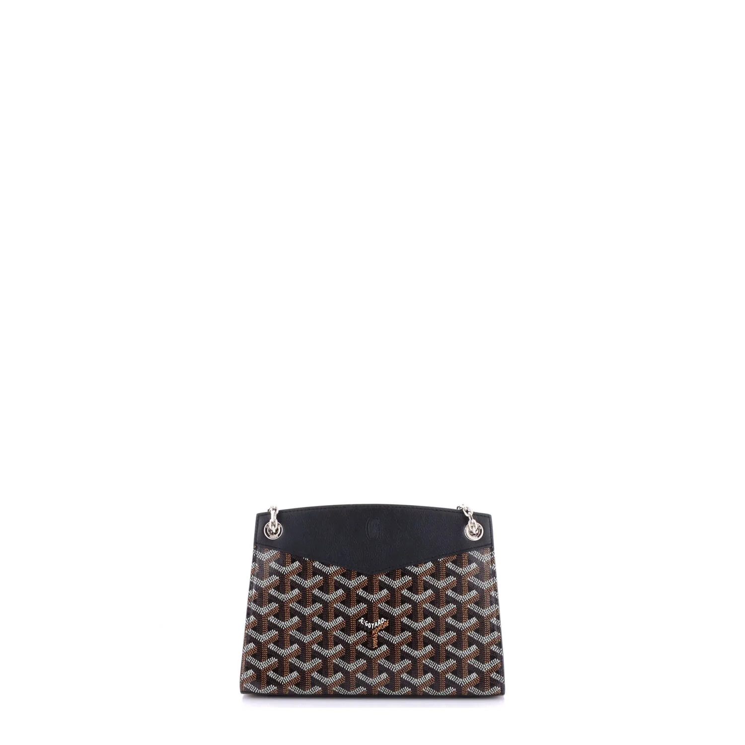 Structured Rouette Chain Shoulder Bag Coated Canvas Mini - Image 3