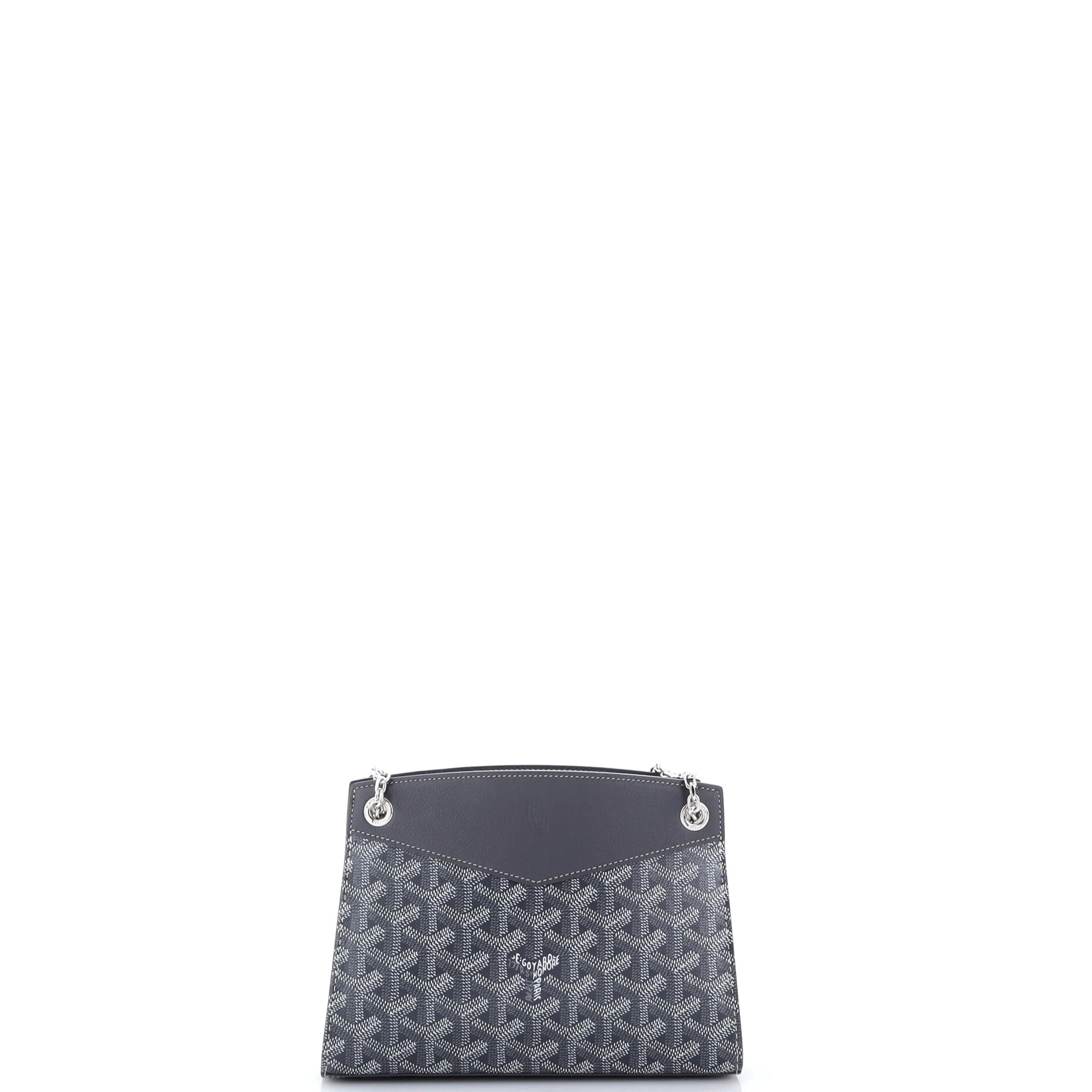 Structured Rouette Chain Shoulder Bag Coated Canvas Mini - Image 3