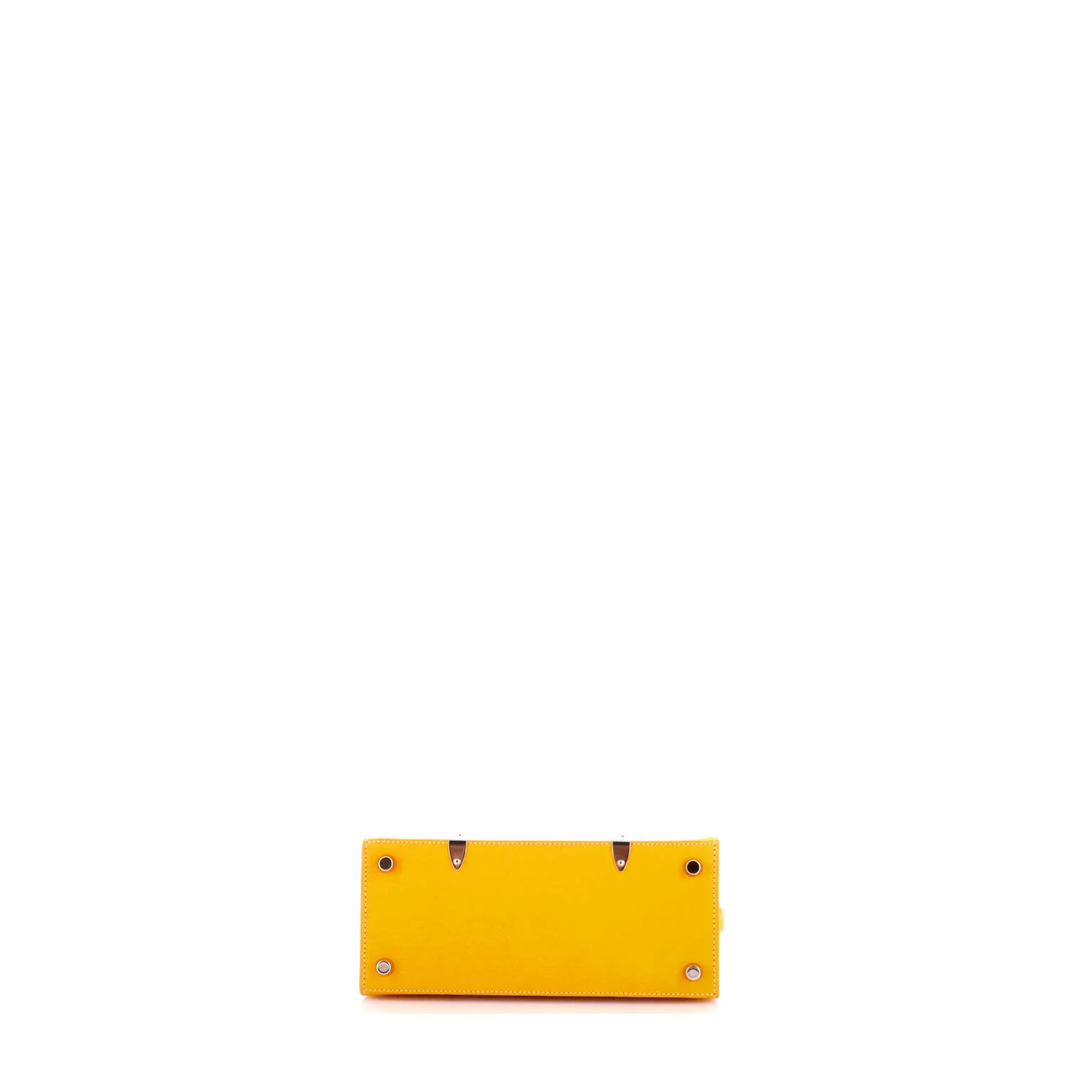 Structured Saigon Top Handle Bag Coated Canvas with Leather Mini - Image 4