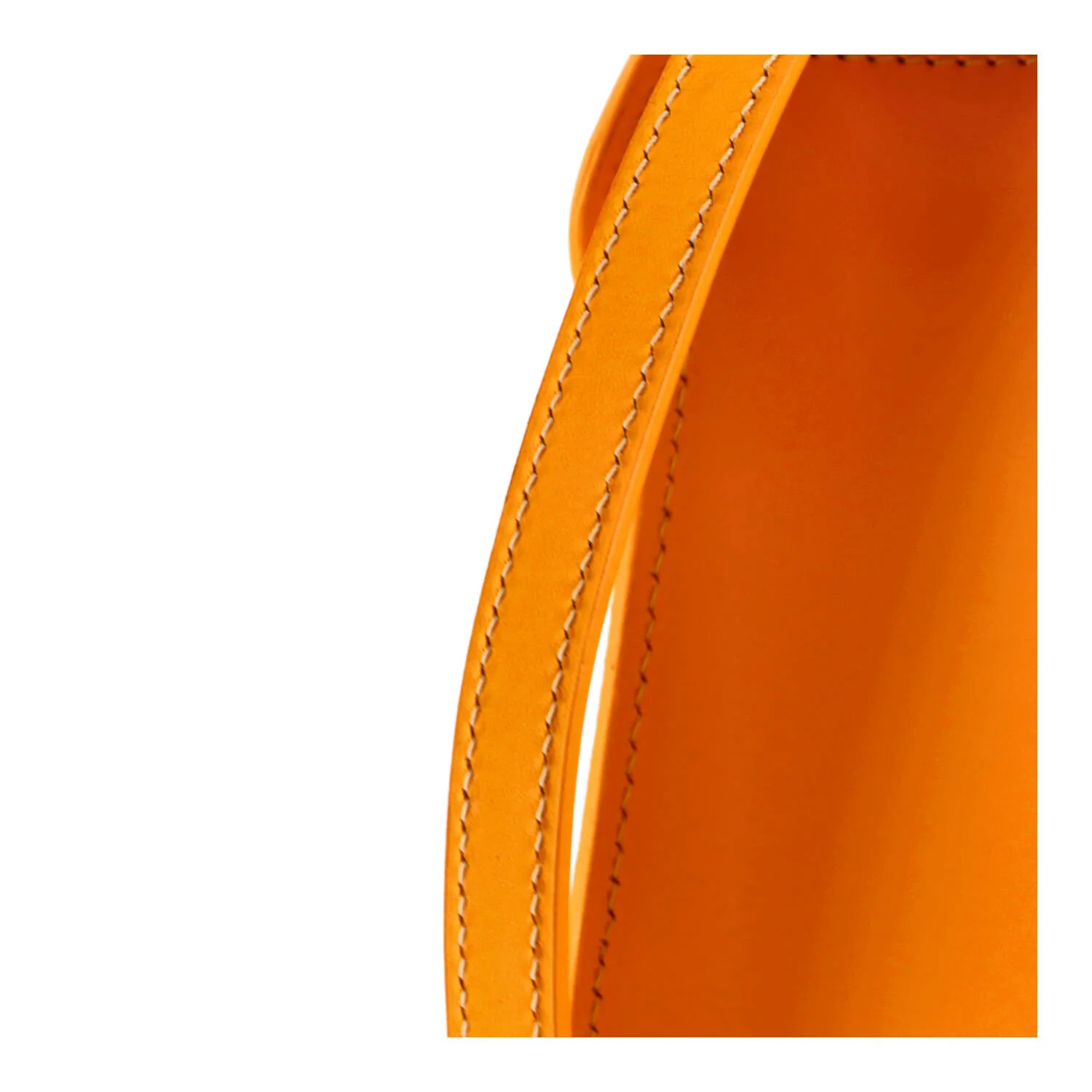 Structured Saigon Top Handle Bag Coated Canvas with Leather Mini - Image 7