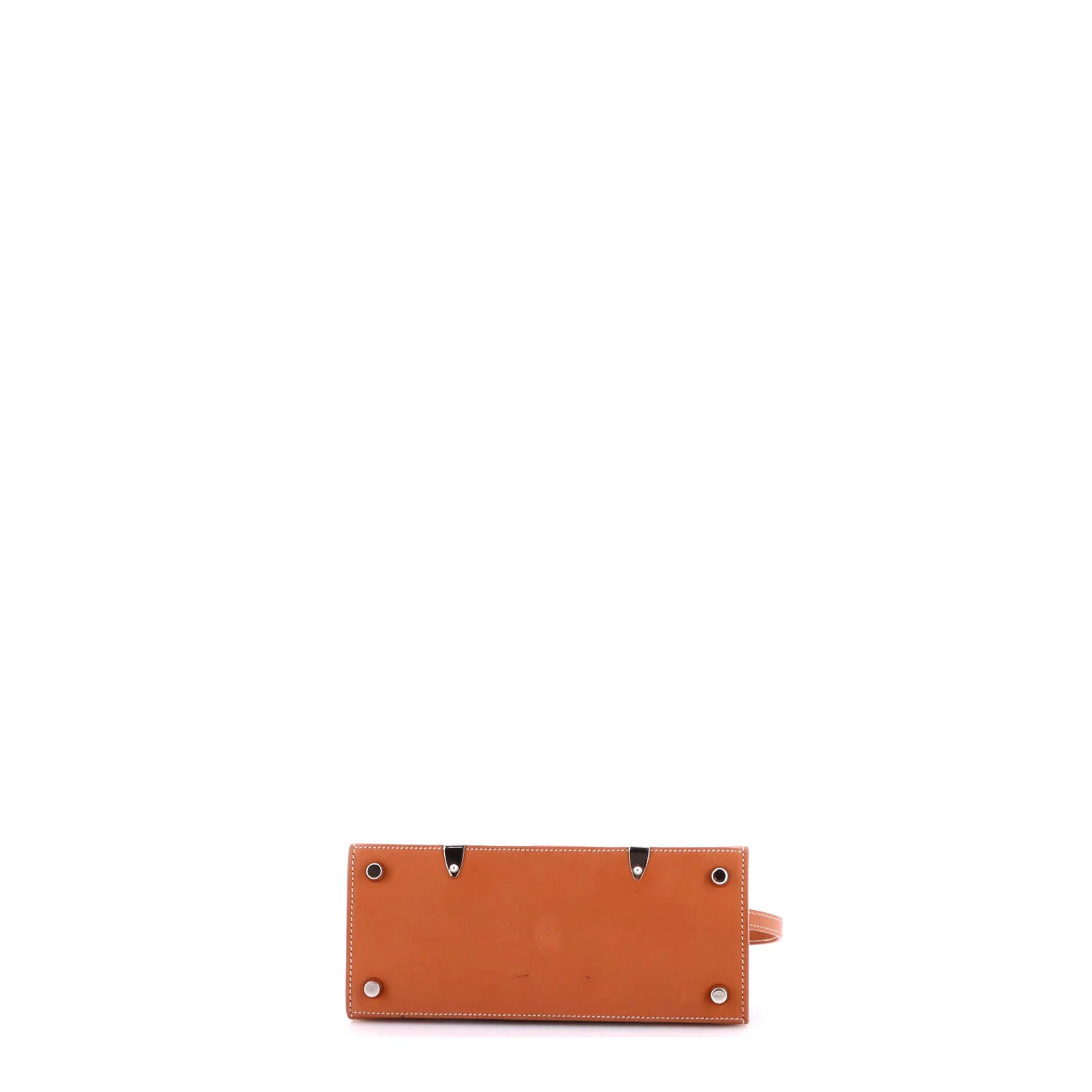 Structured Saigon Top Handle Bag Coated Canvas with Leather Mini - Image 4