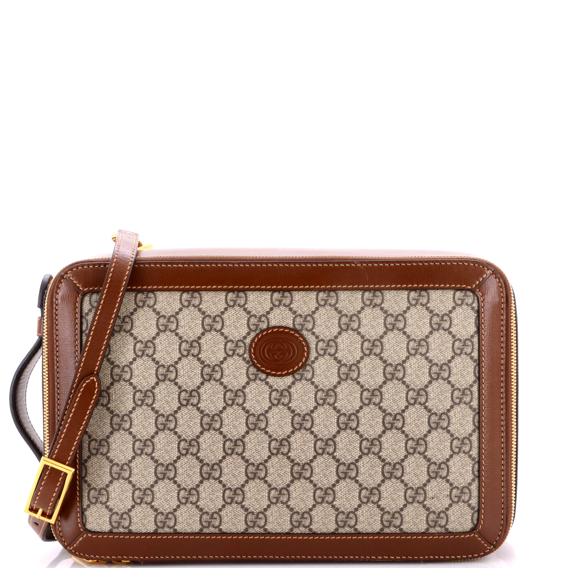 Azalea Box Shoulder Bag GG Coated Canvas