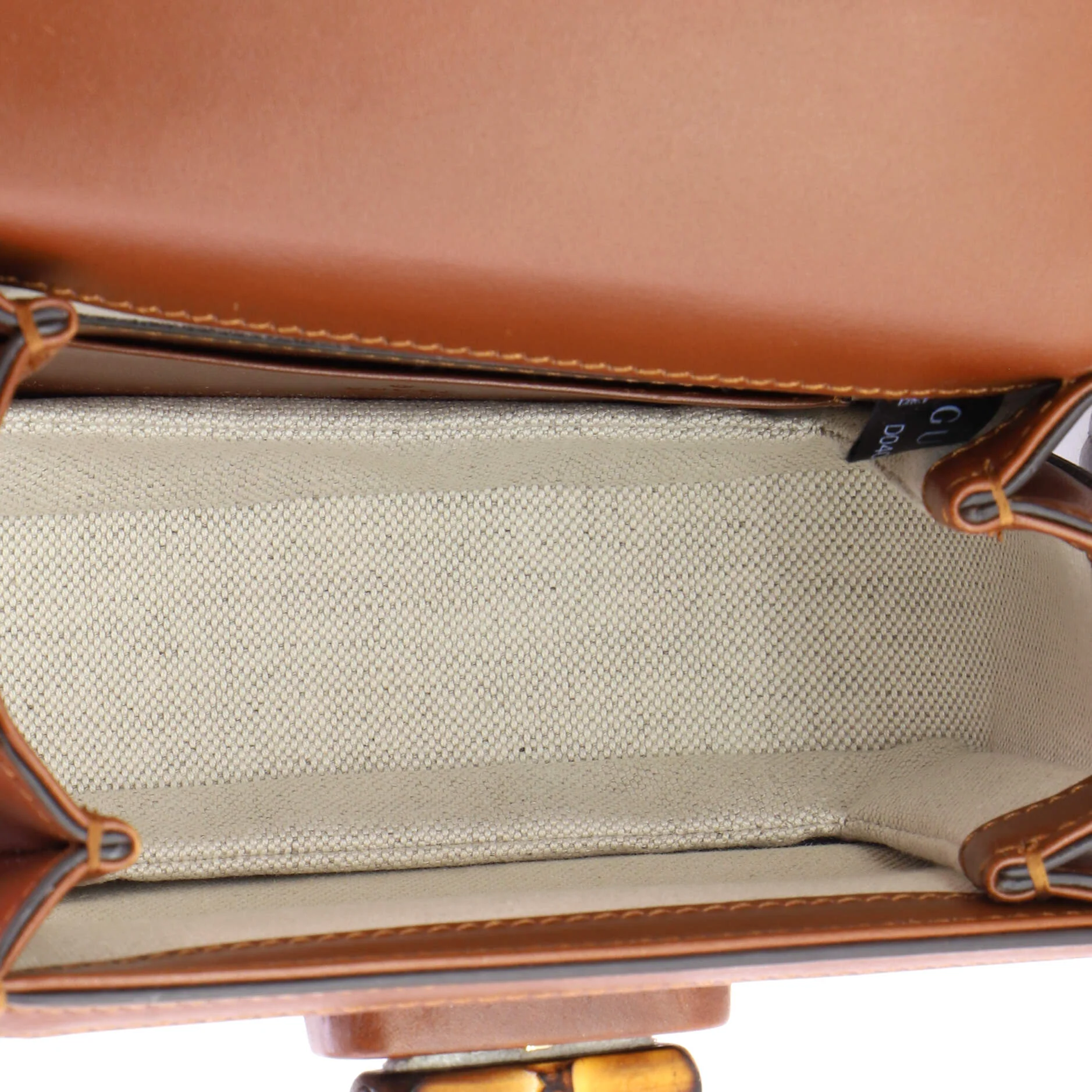 Bamboo 1947 Top Handle Bag Crystal Embellished GG Canvas Mini - Image 5