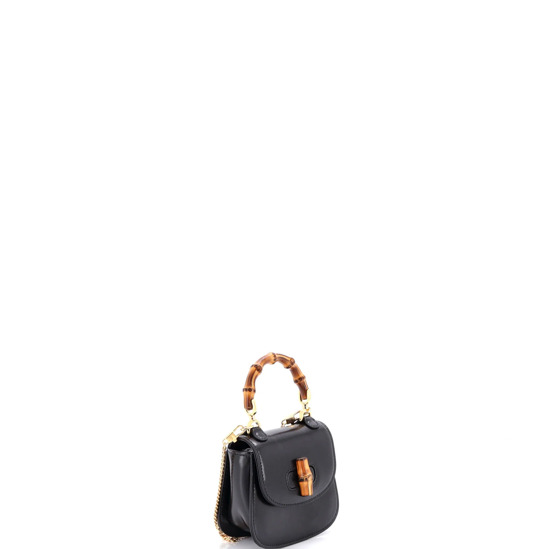 Bamboo 1947 Top Handle Bag Leather Super Mini - Image 2
