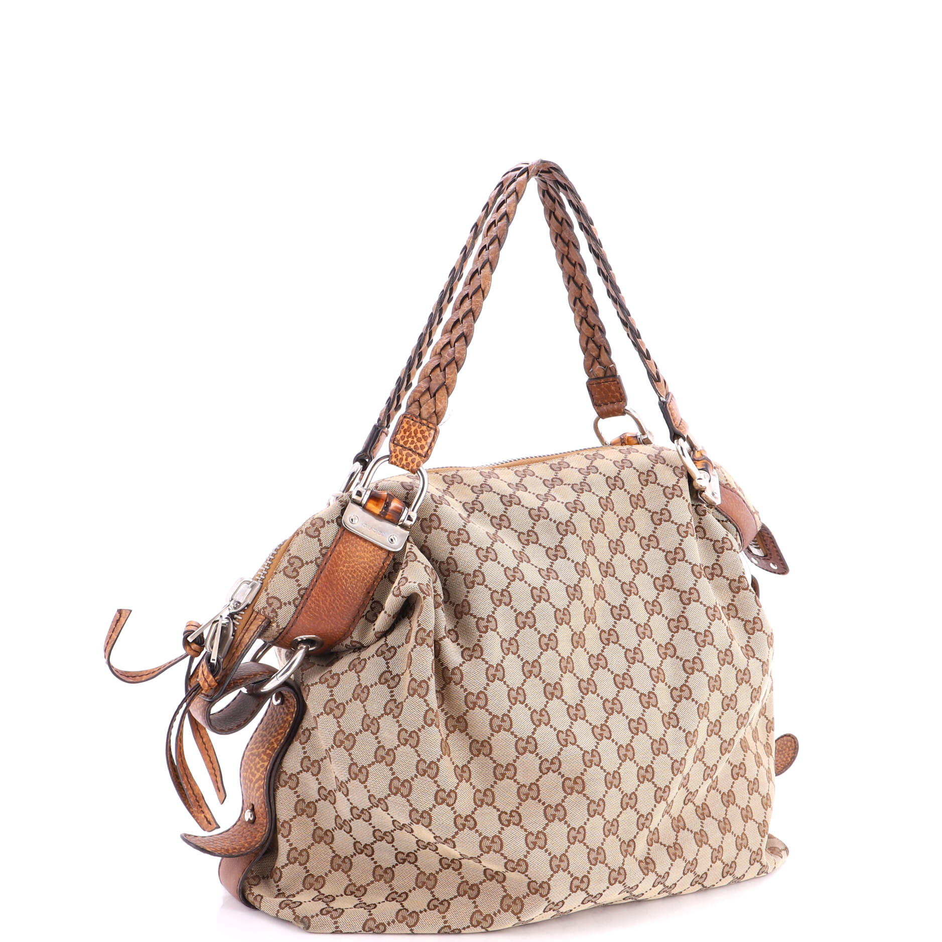Bamboo Bar Shoulder Bag GG Canvas Large - Image 2