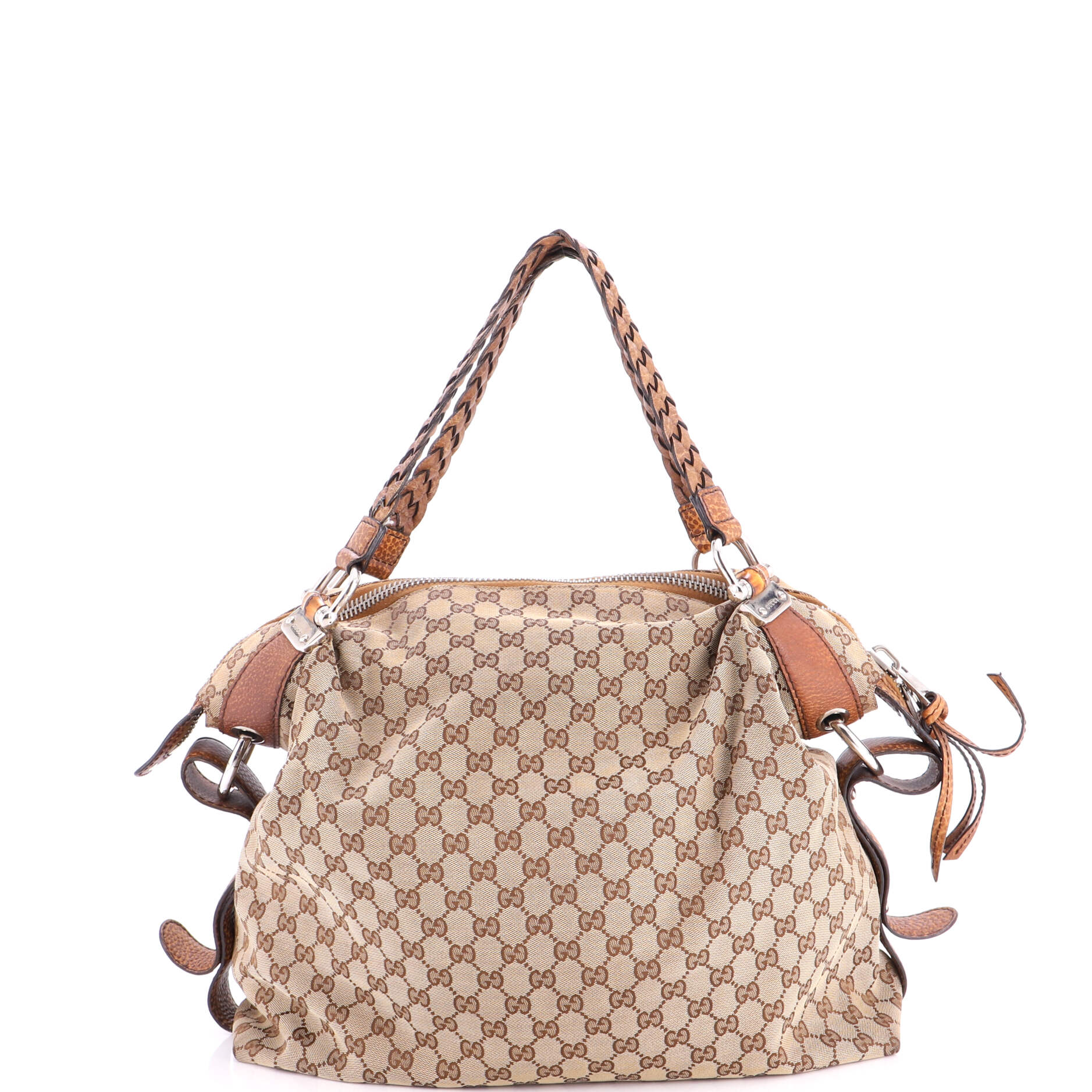 Bamboo Bar Shoulder Bag GG Canvas Large - Image 3