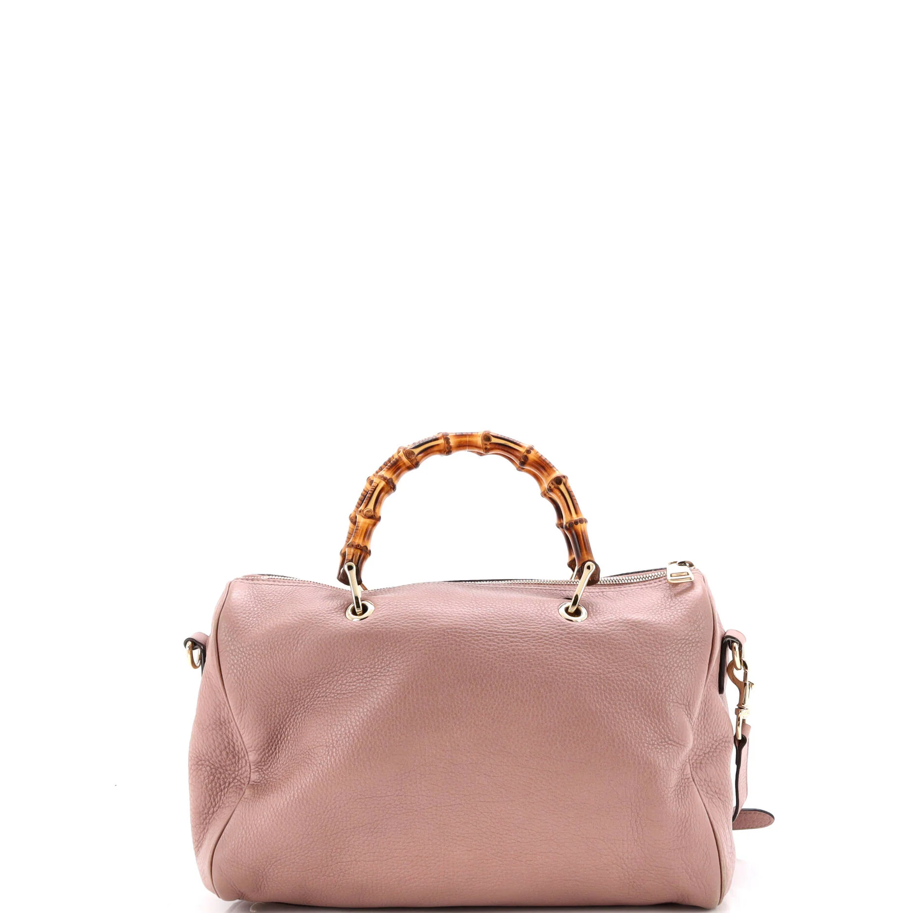 Bamboo Shopper Boston Bag Leather Medium - Image 3