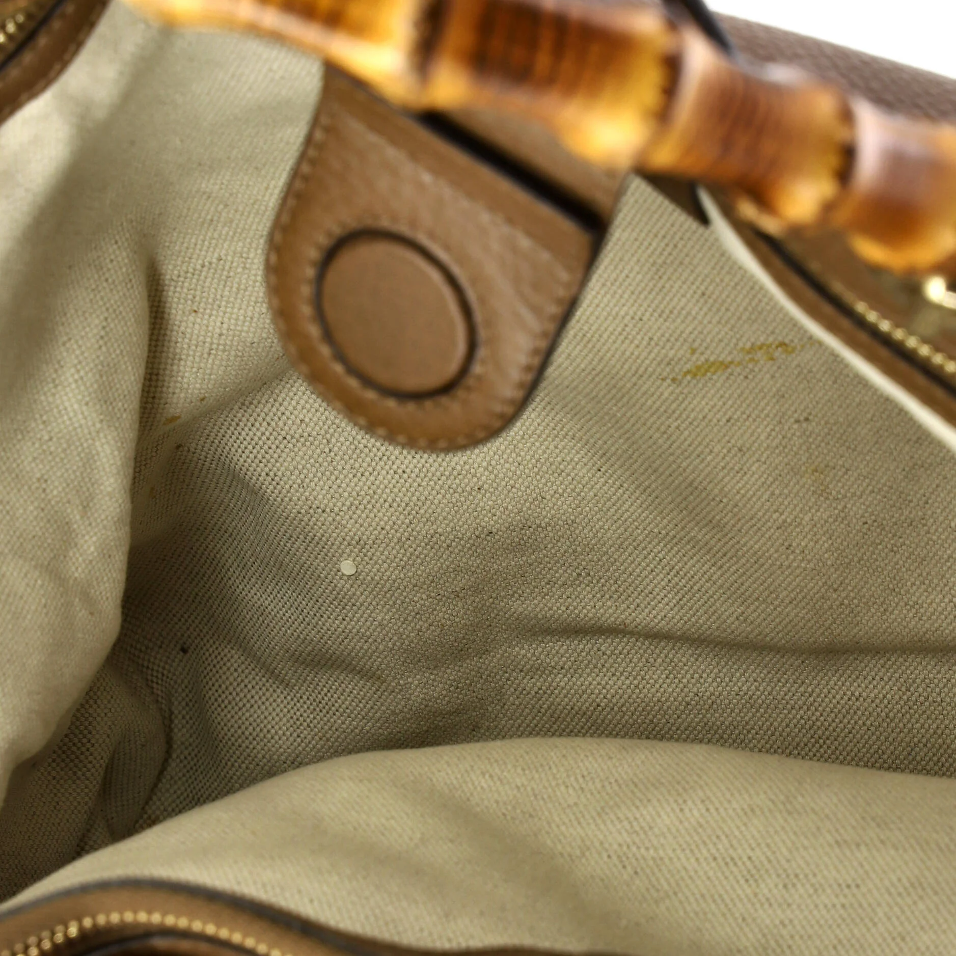 Bamboo Shopper Tote Leather Large - Image 5
