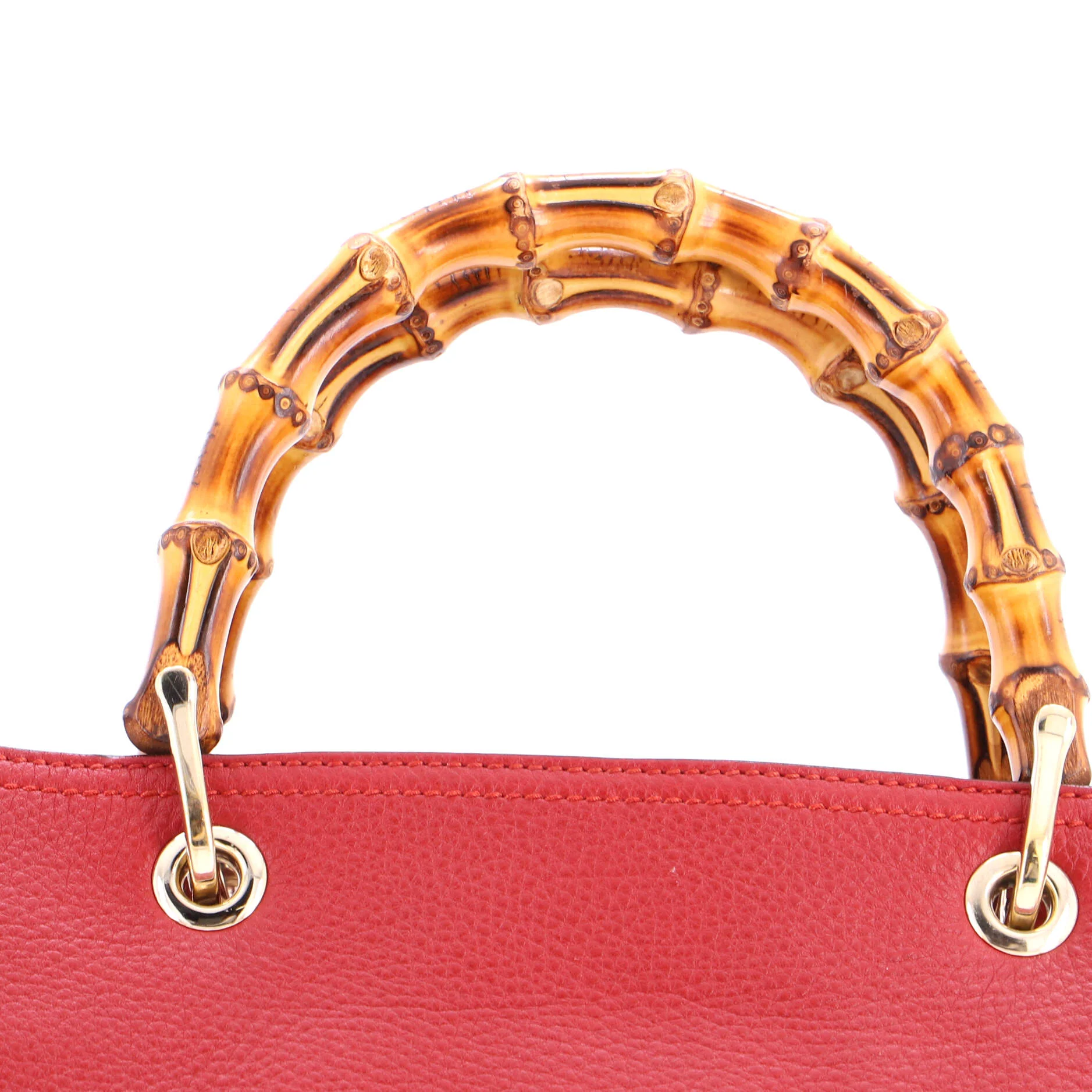 Bamboo Shopper Tote Leather Large - Image 6