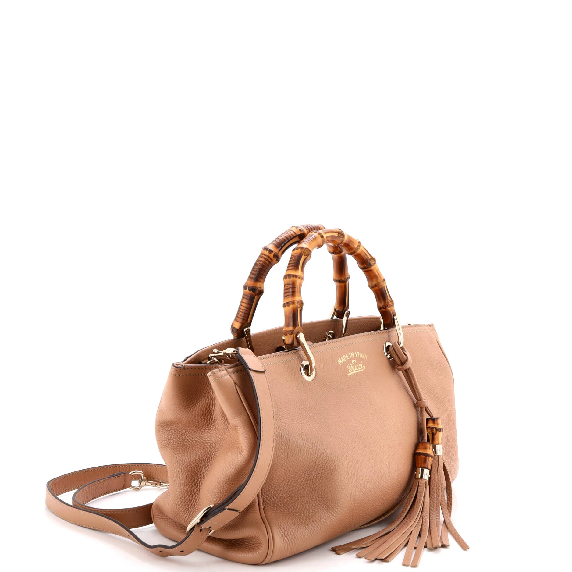 Bamboo Shopper Tote Leather Medium - Image 2