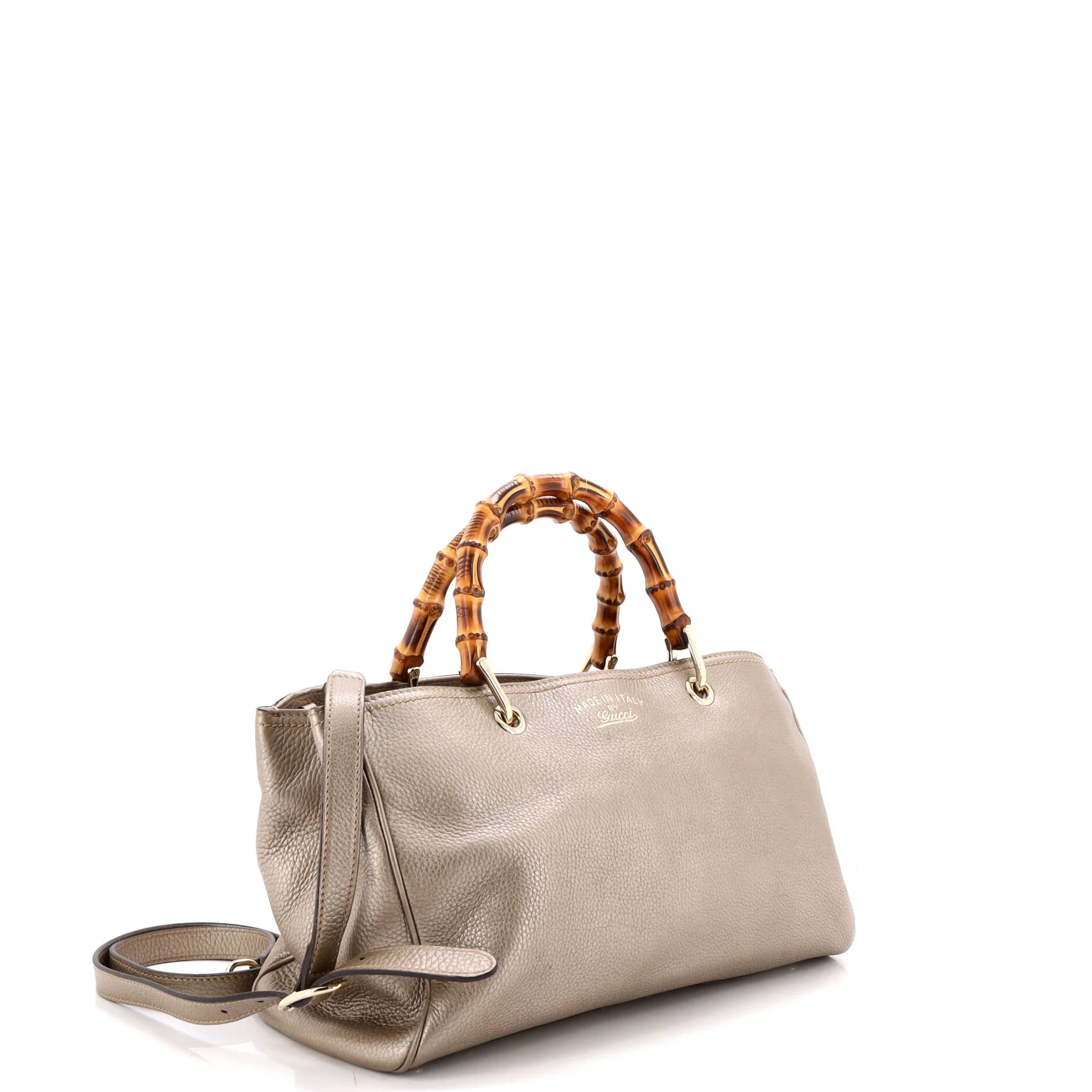 Bamboo Shopper Tote Leather Medium - Image 2