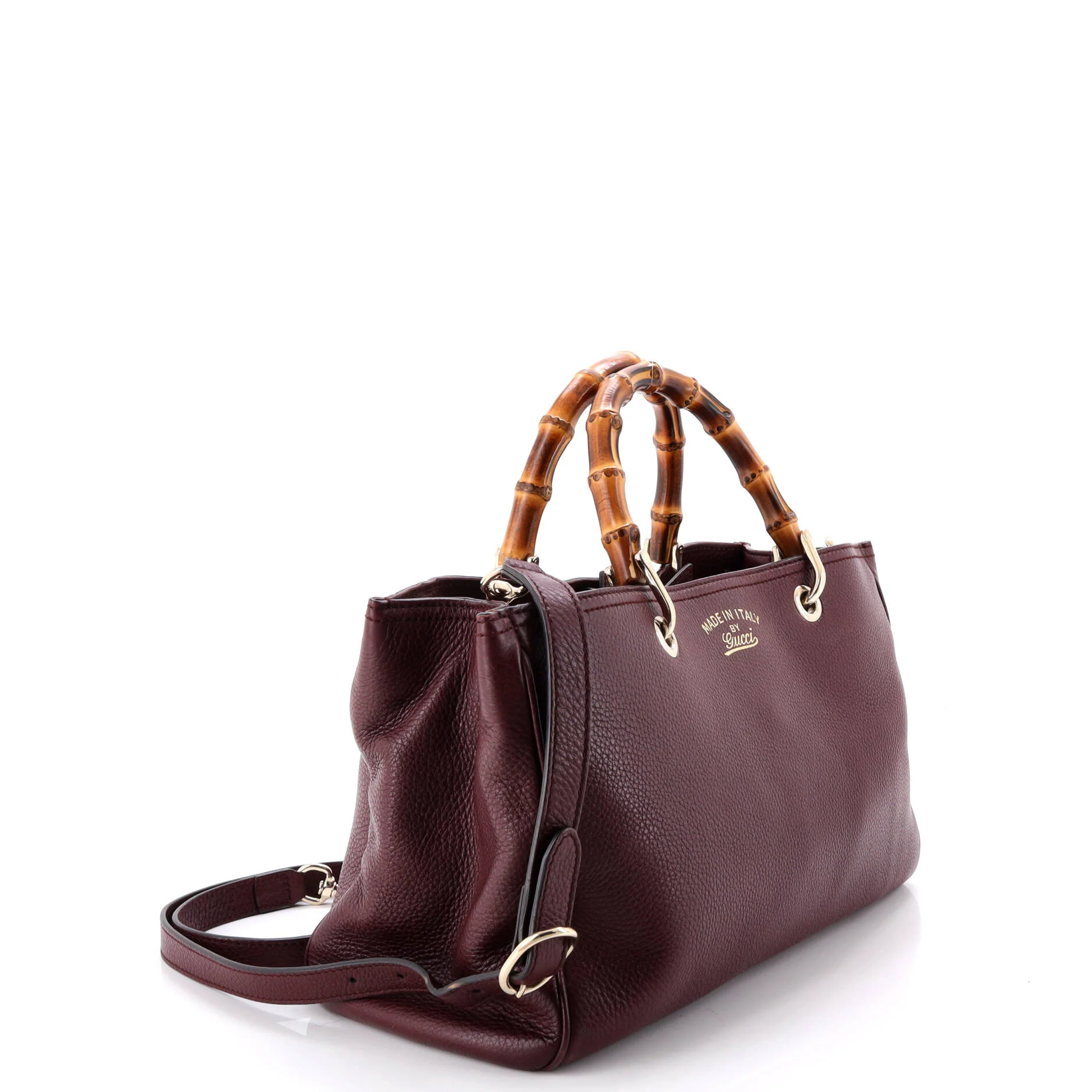Bamboo Shopper Tote Leather Medium - Image 2