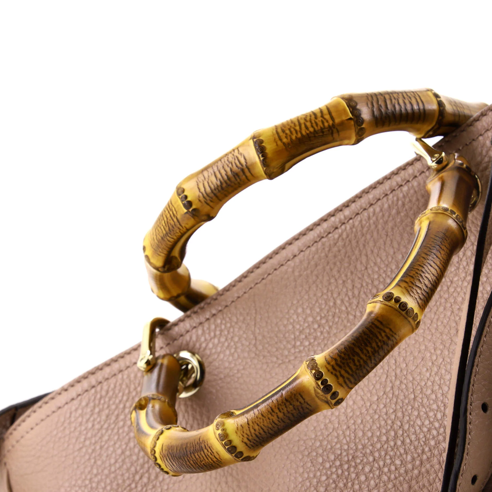 Bamboo Shopper Tote Leather Medium - Image 7