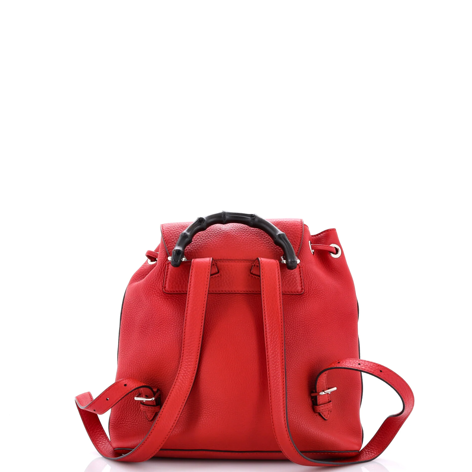 Bamboo Tassel Backpack Leather Medium - Image 3