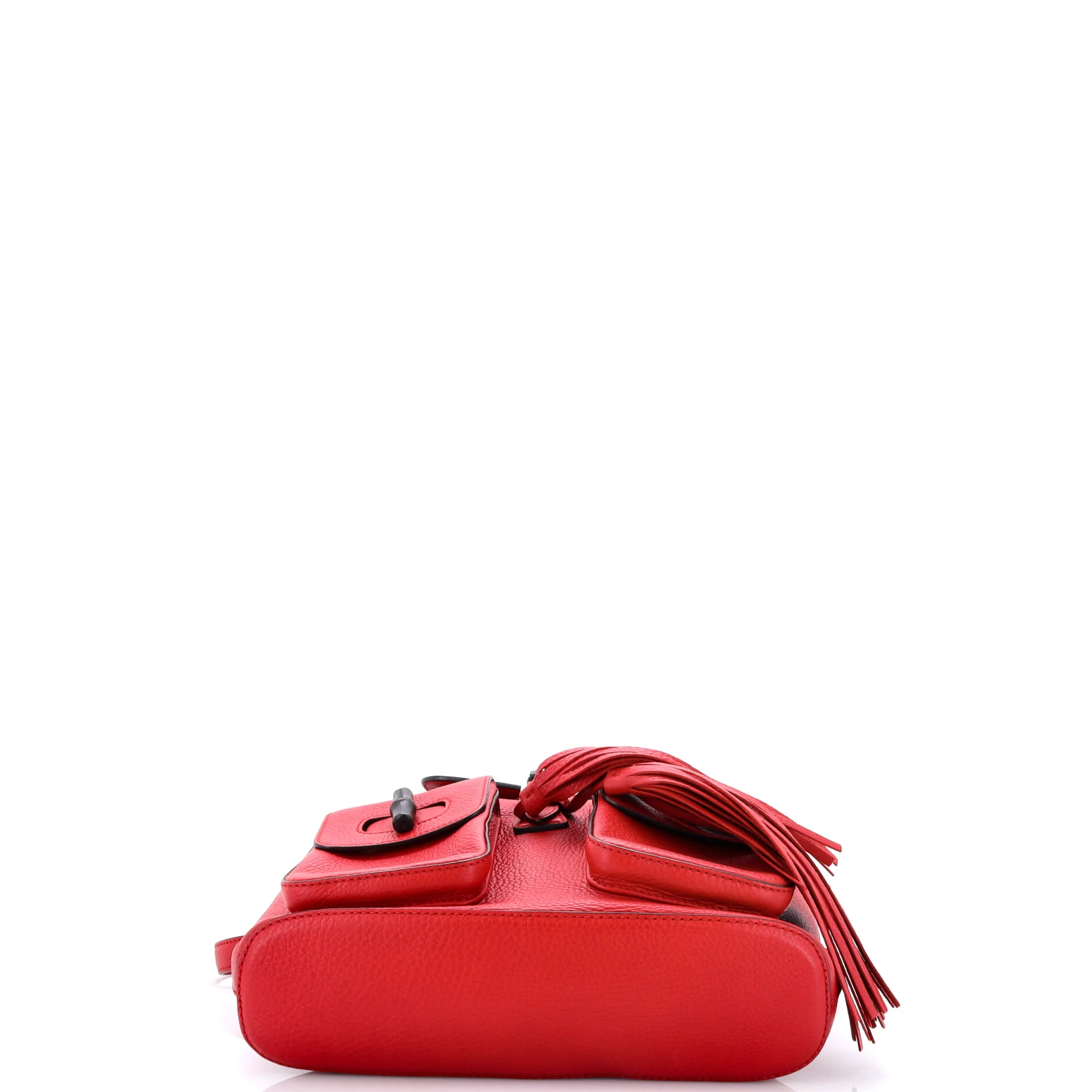 Bamboo Tassel Backpack Leather Medium - Image 4