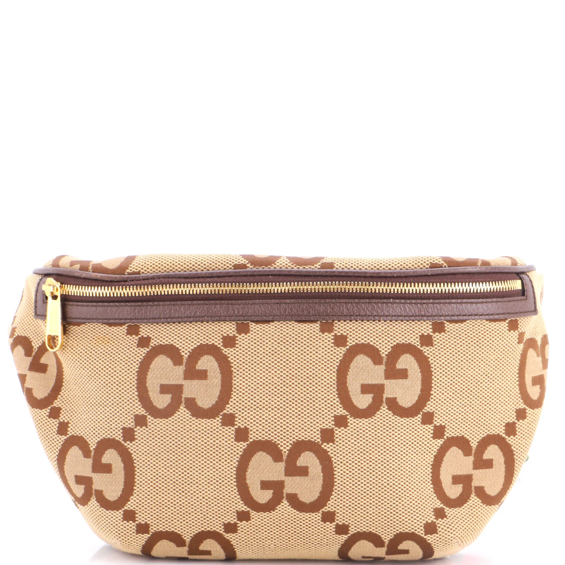 Belt Bag Jumbo GG Canvas with Leather Large