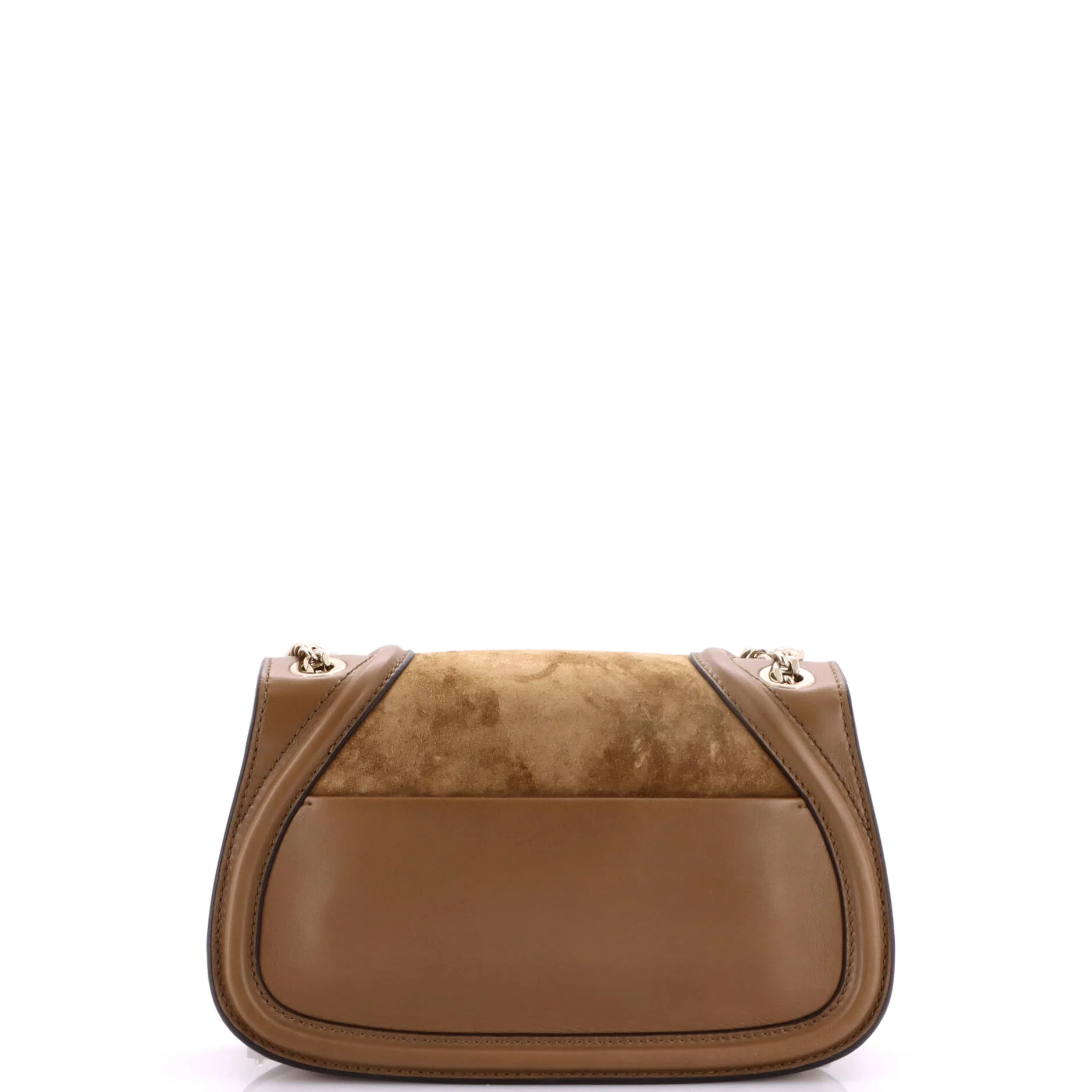 Blondie NM Chain Flap Bag Suede and Leather Small - Image 3