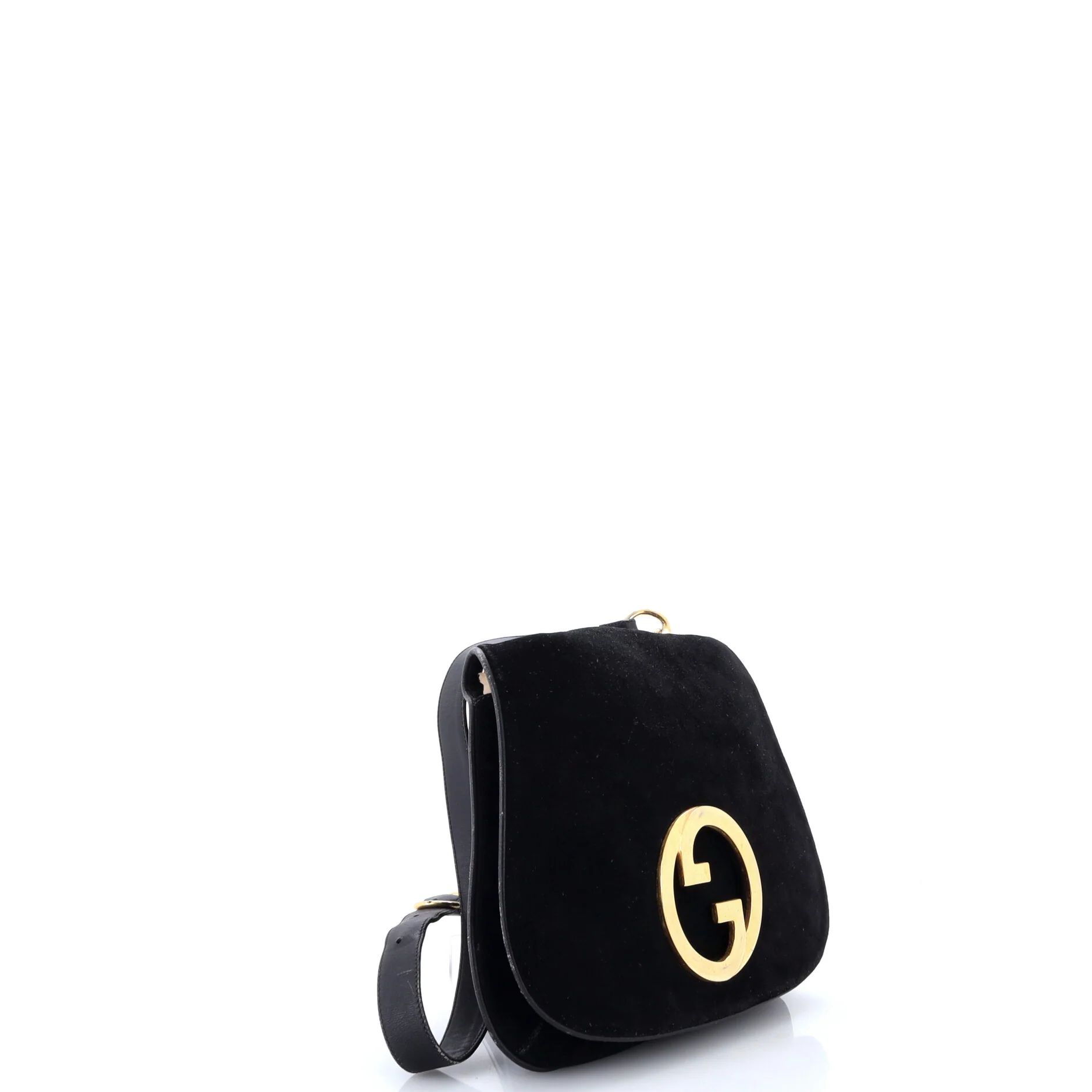 Vintage Blondie Flap Bag Suede Medium - Image 2