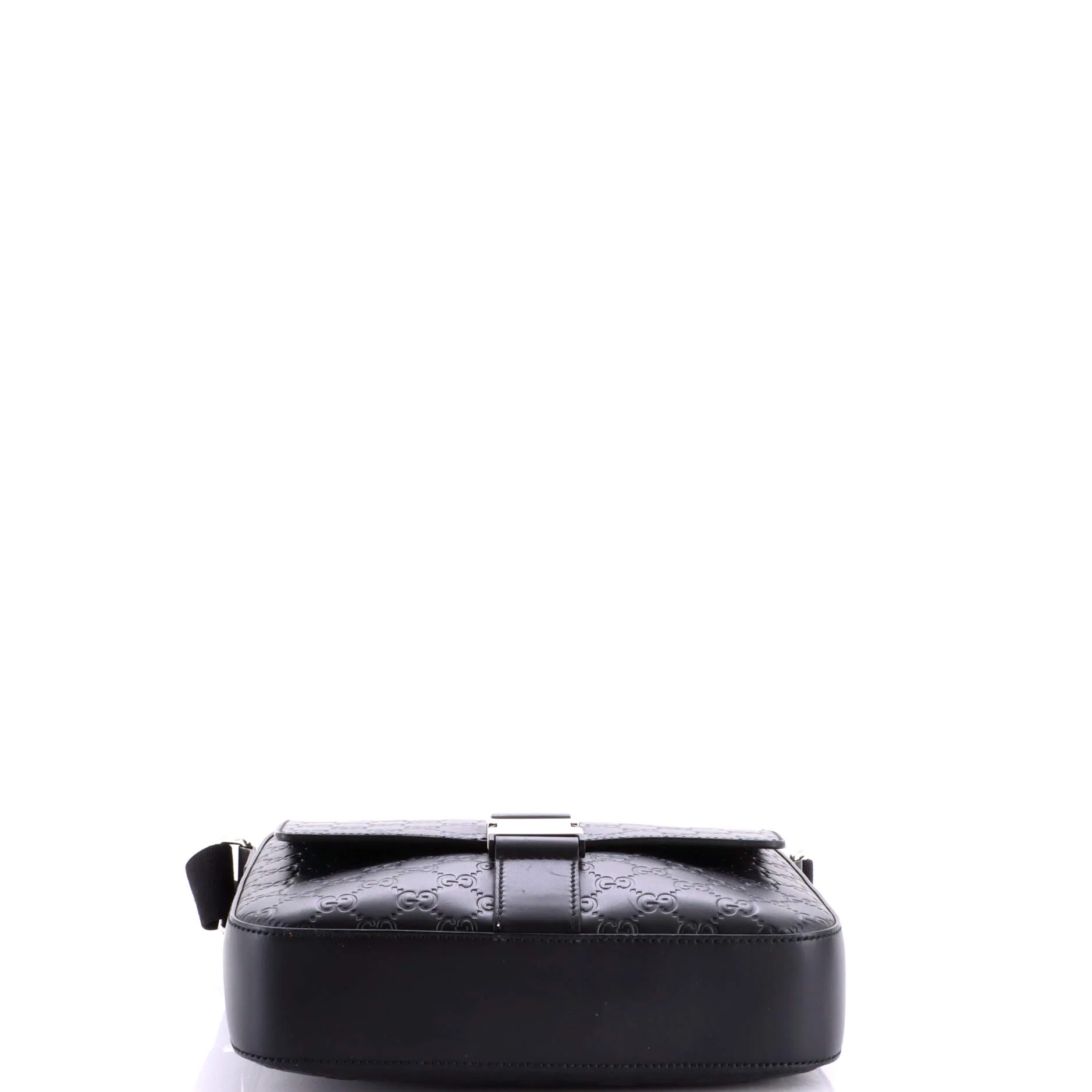 Buckle Flap Messenger Bag Guccissima Leather Small - Image 4