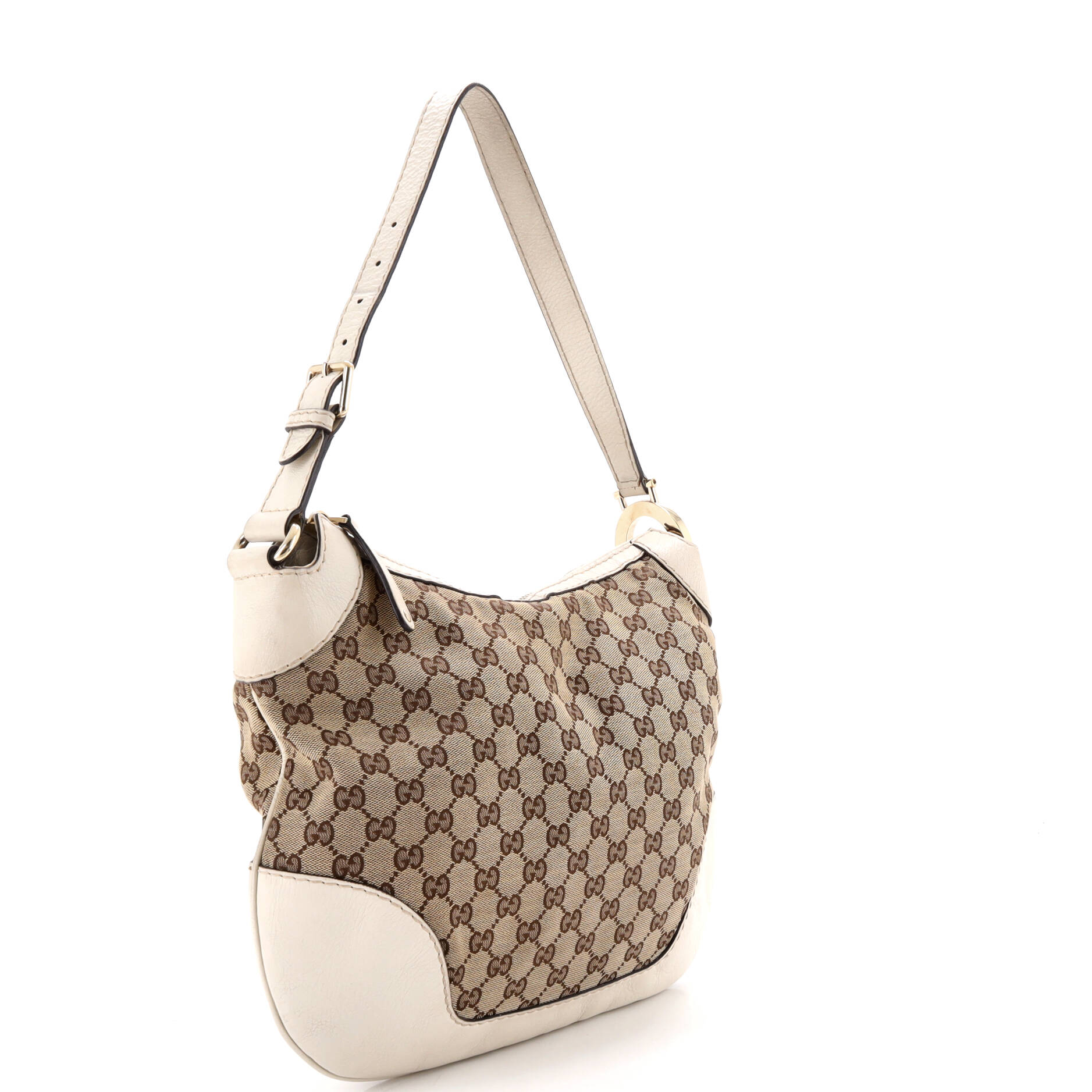 Charlotte Zip Hobo GG Canvas with Leather Medium - Image 2