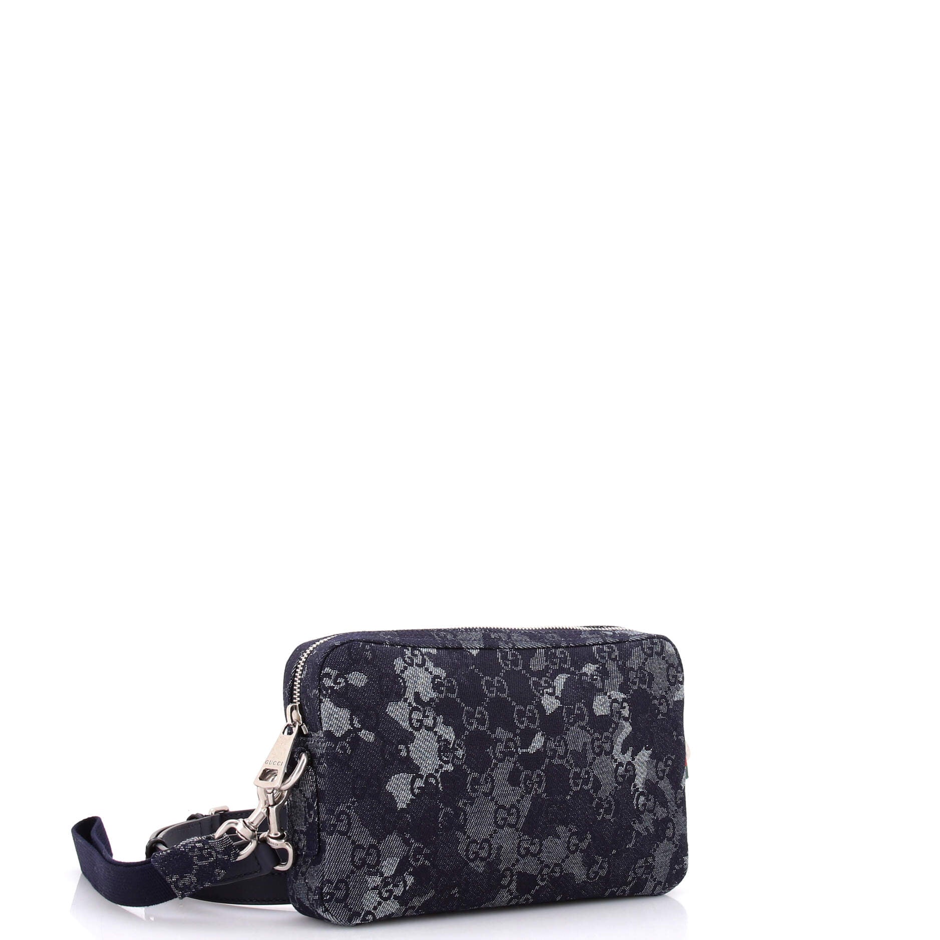 Convertible Crossbody Bag Camouflage GG Denim - Image 2
