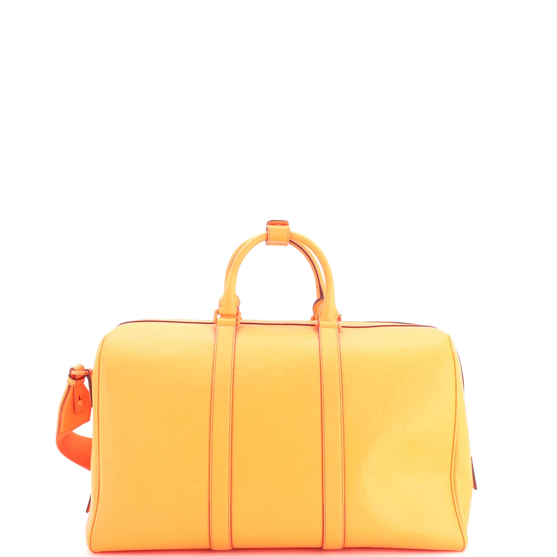 Convertible Duffle Bag GG Rubber Effect Leather Medium - Image 3