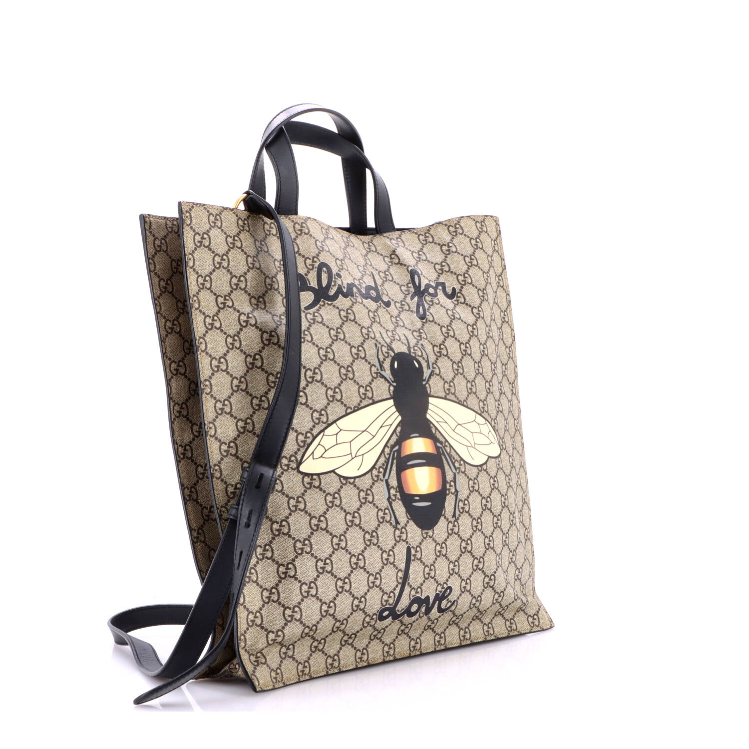 Convertible Soft Open Tote Printed GG Coated Canvas Tall - Image 2