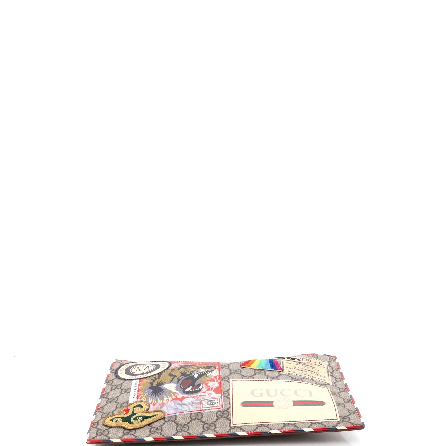 Courrier Pouch GG Coated Canvas with Applique - Image 4