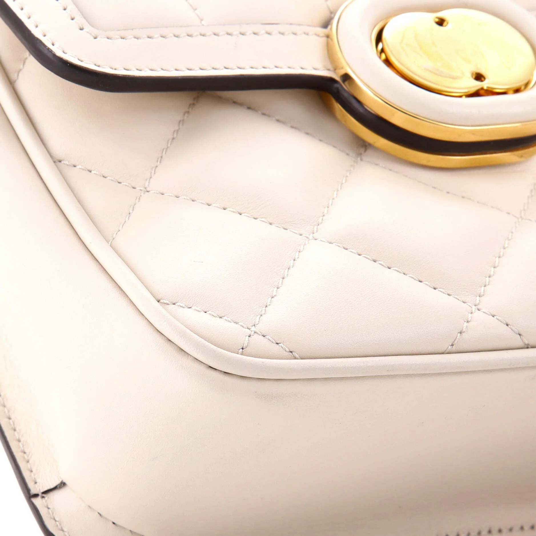 Deco Chain Flap Bag Mixed Matelasse Leather Mini - Image 6