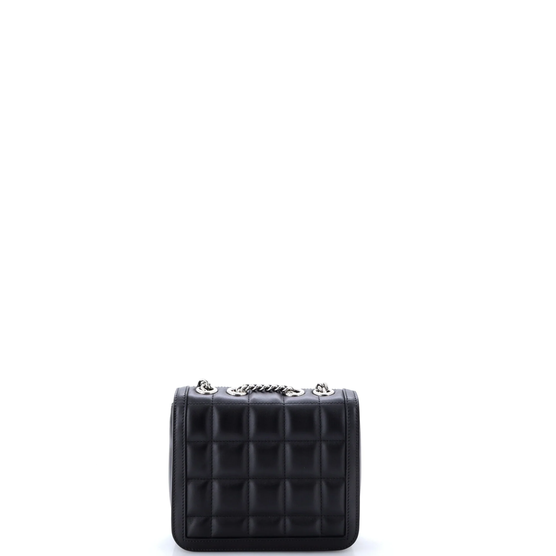 Deco Chain Flap Bag Mixed Matelasse Leather Mini - Image 3