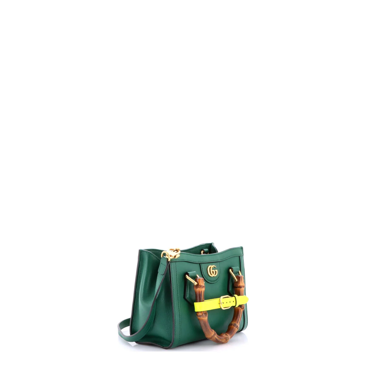Diana NM Bamboo Handle Tote Leather Mini - Image 2