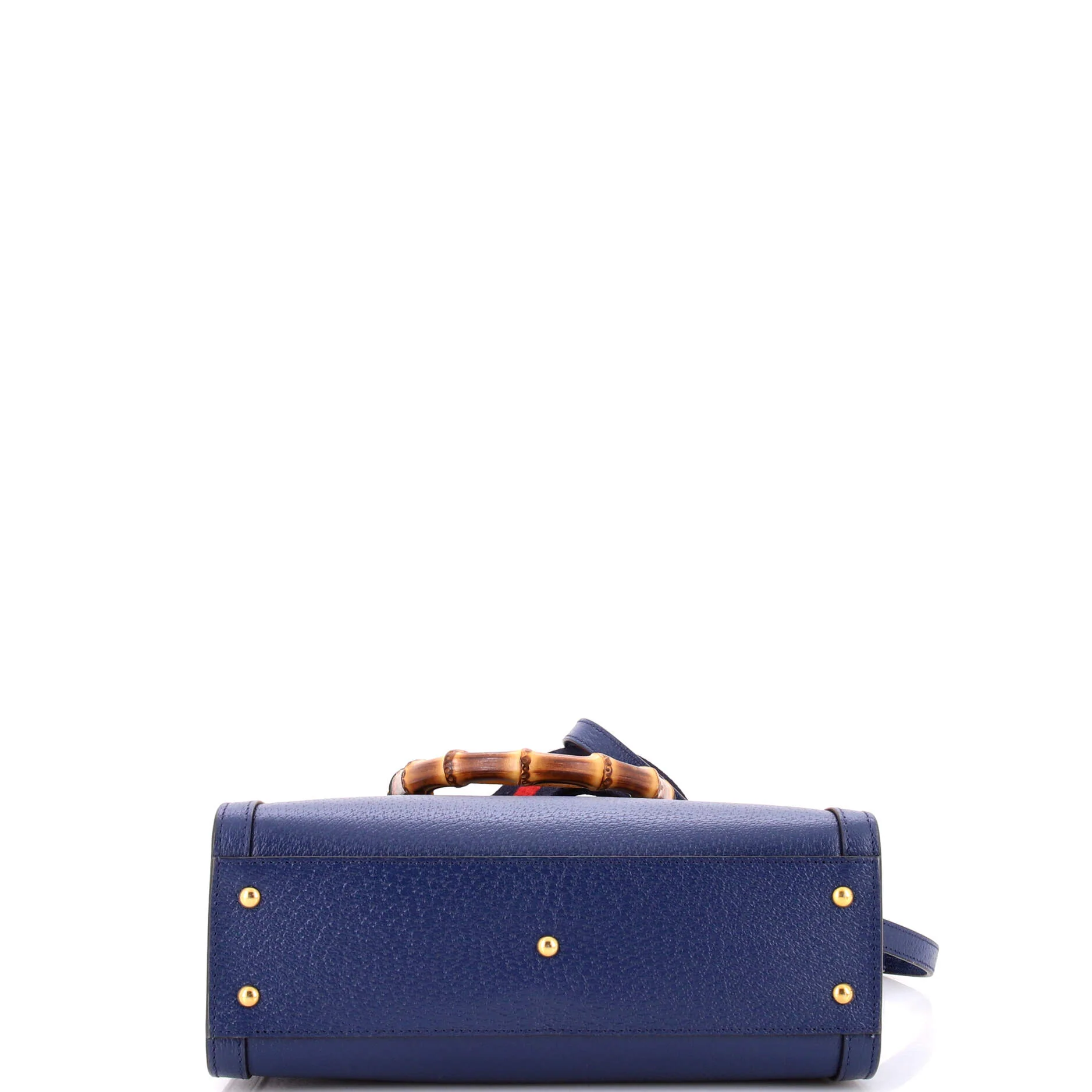 Diana NM Bamboo Handle Tote Leather Small - Image 4