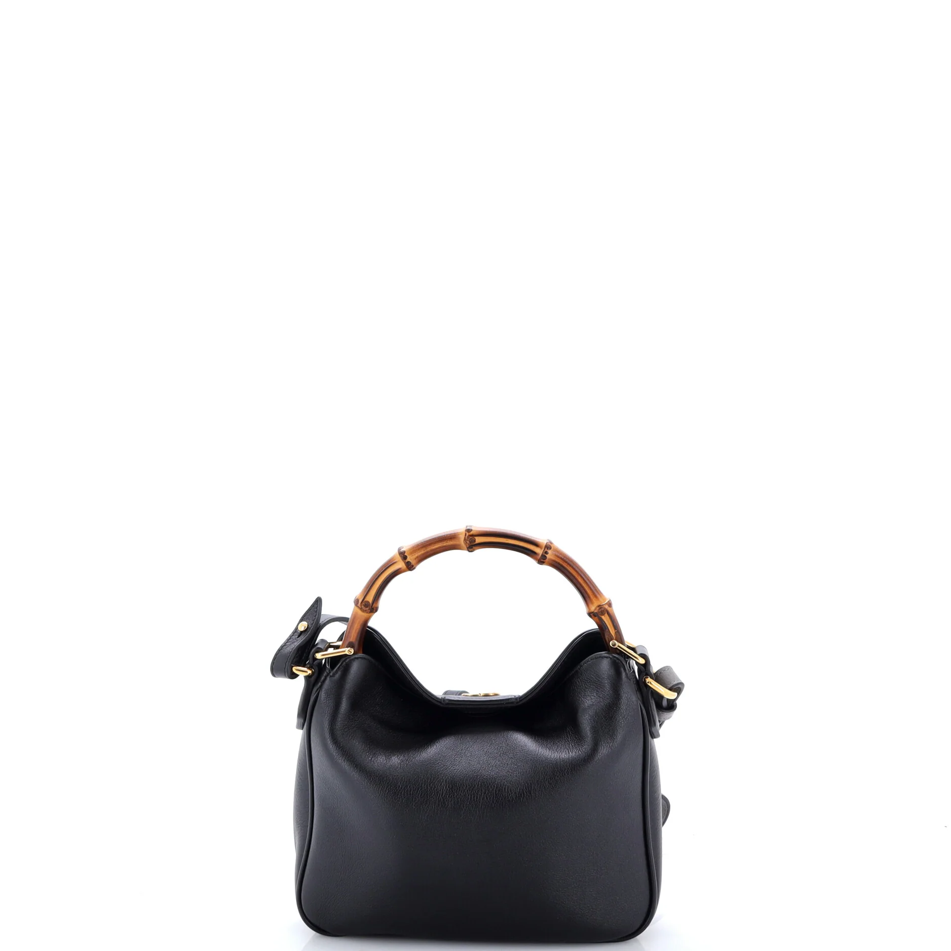 Diana NM Bamboo Shoulder Bag Leather Small - Image 3