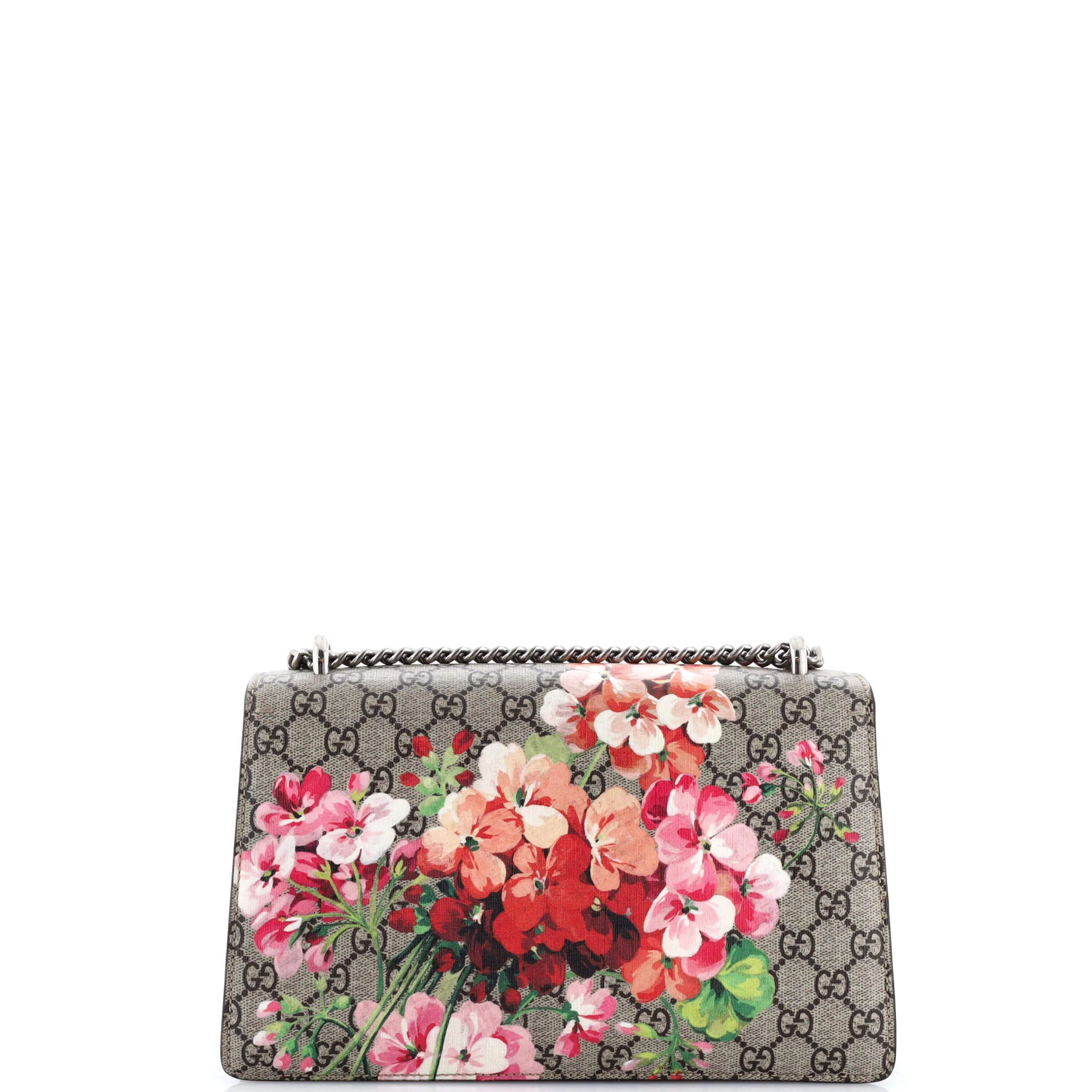 Dionysus Bag Blooms Print GG Coated Canvas Small - Image 3