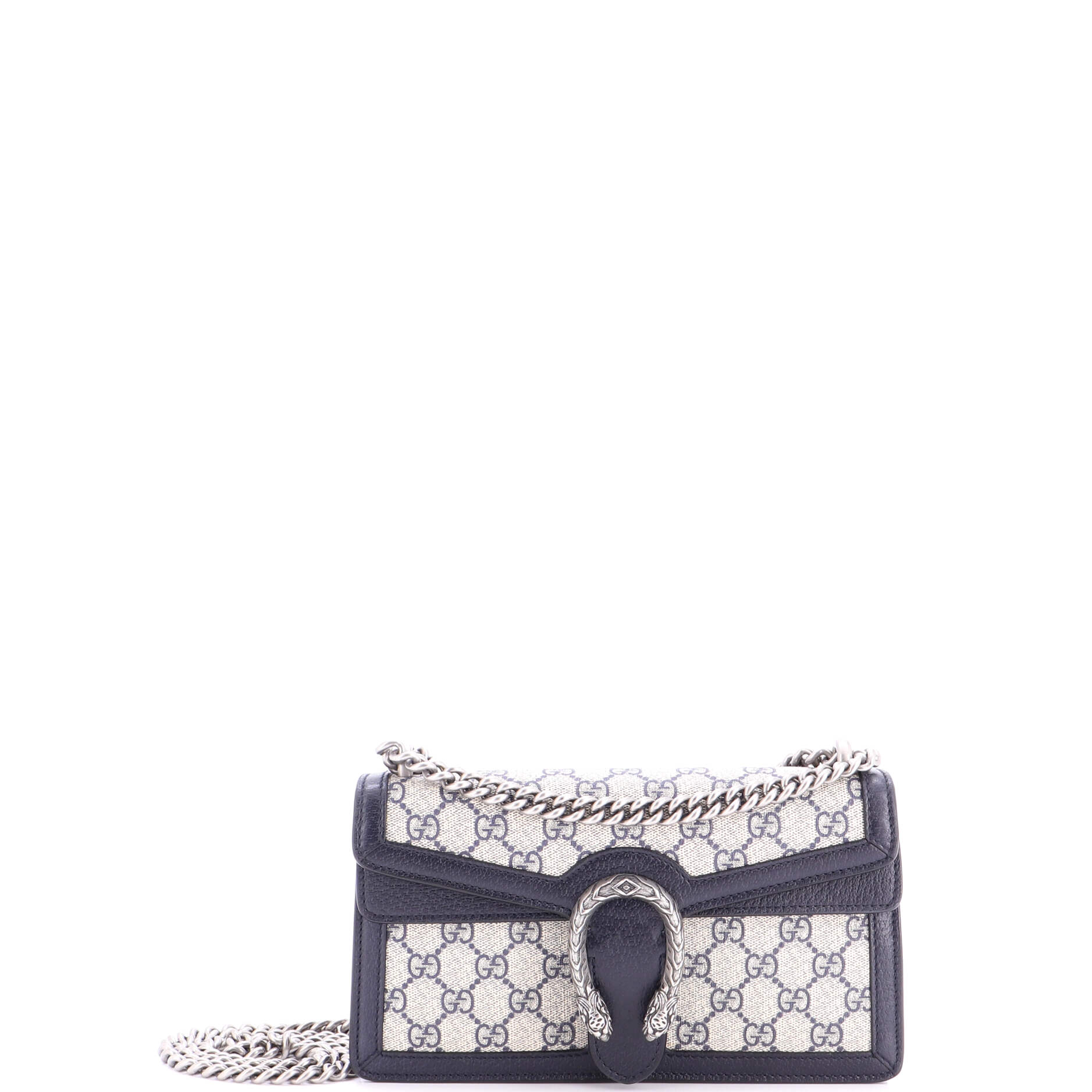 Dionysus Bag GG Coated Canvas with Leather Small