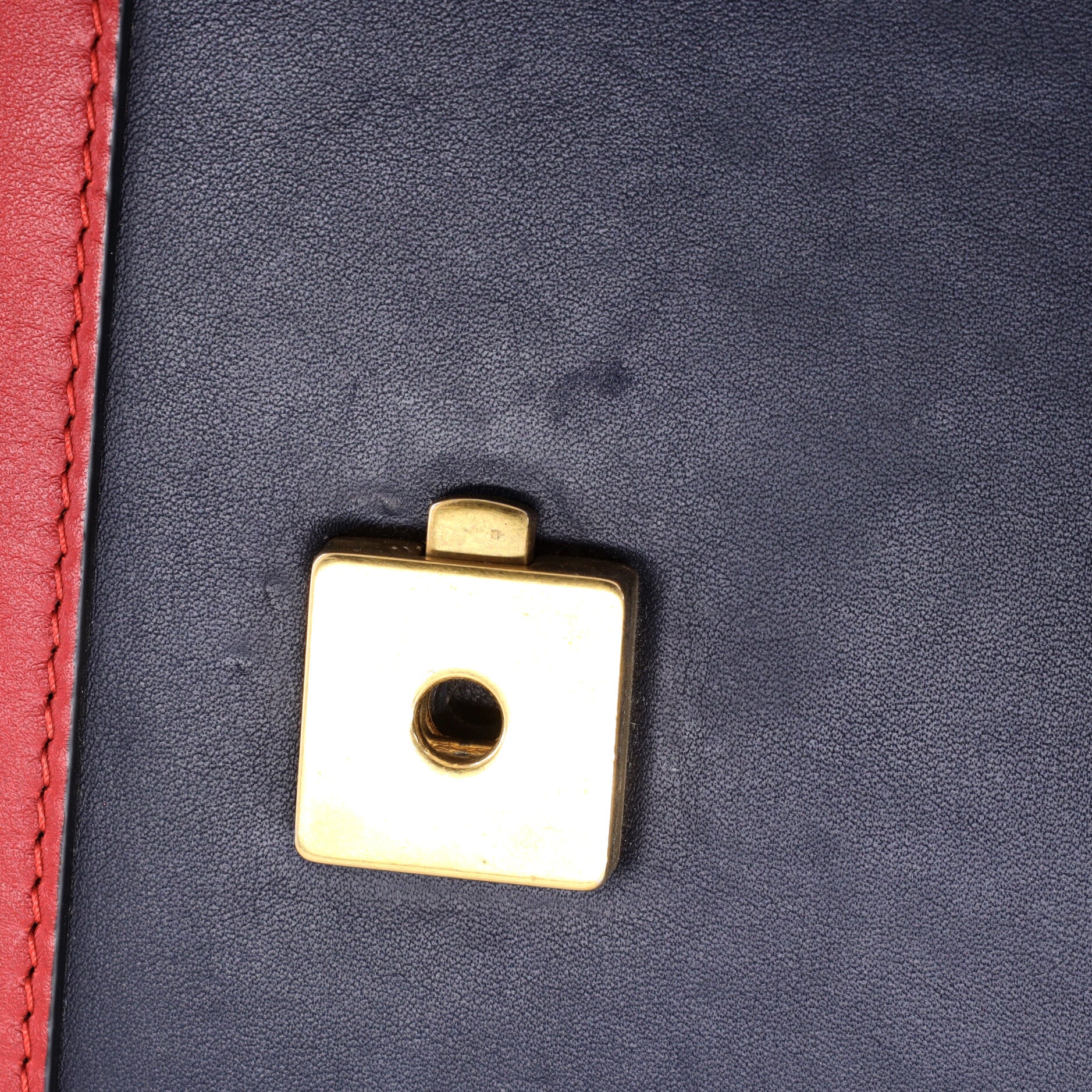 Dionysus Bamboo Top Handle Bag Colorblock Leather Medium - Image 7