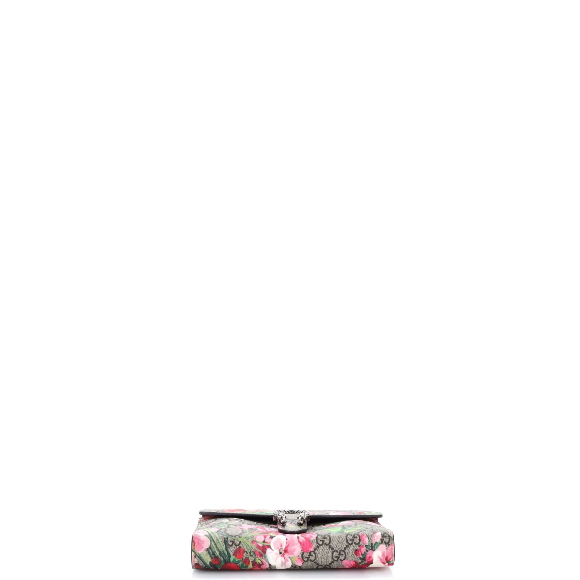 Dionysus Chain Wallet Blooms Print GG Coated Canvas Small - Image 4