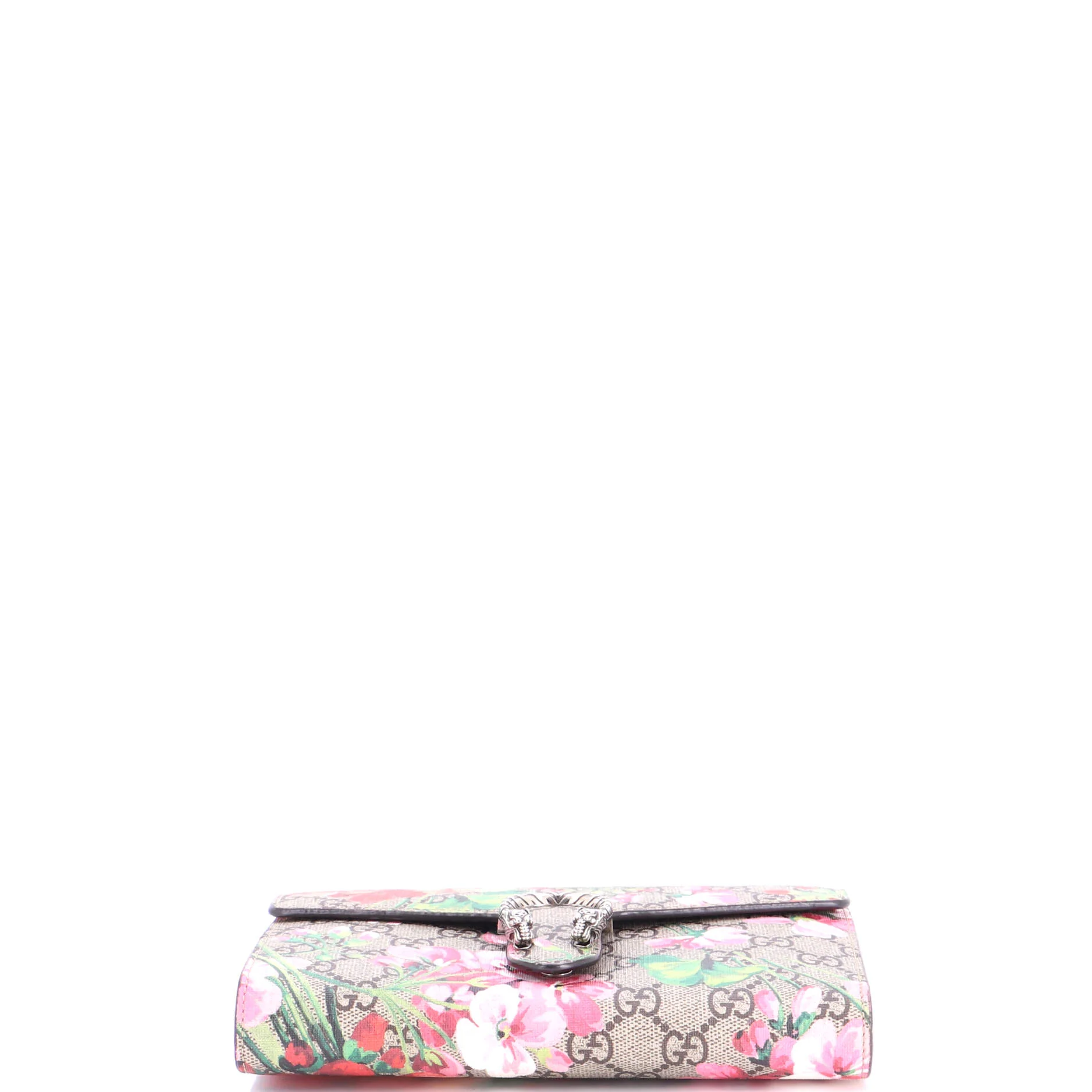 Dionysus Chain Wallet Blooms Print GG Coated Canvas Small - Image 4