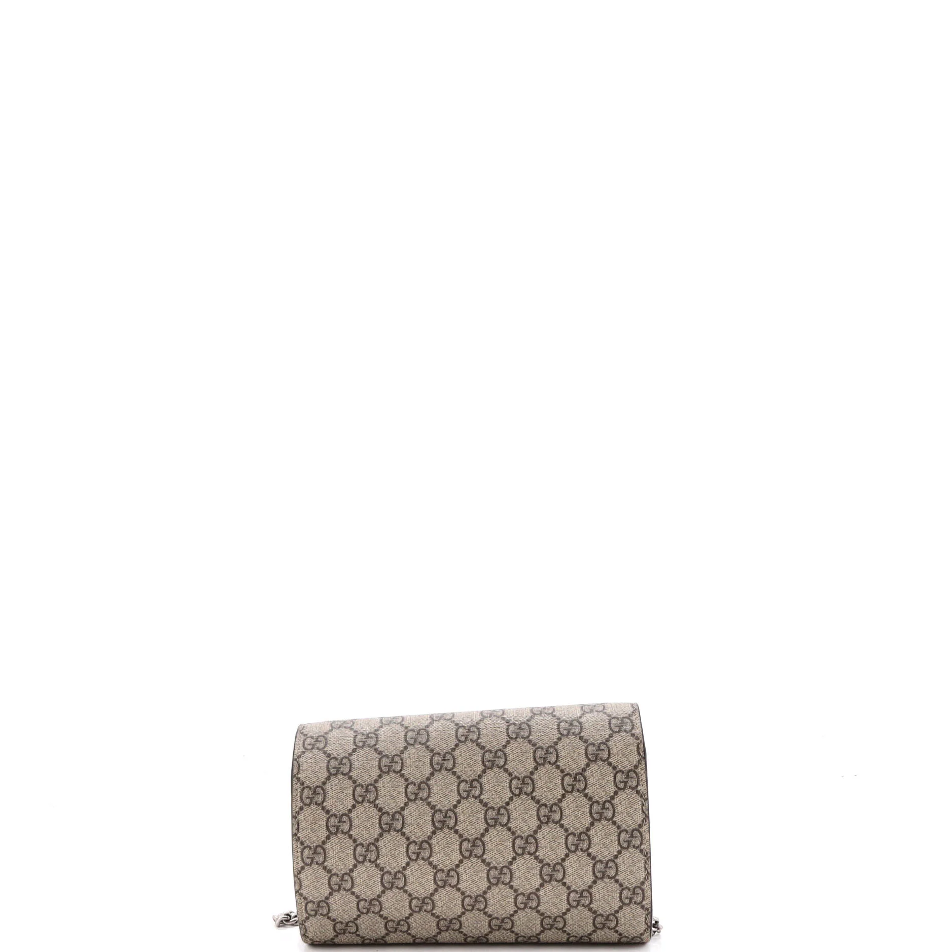 Dionysus Chain Wallet GG Coated Canvas Small - Image 3