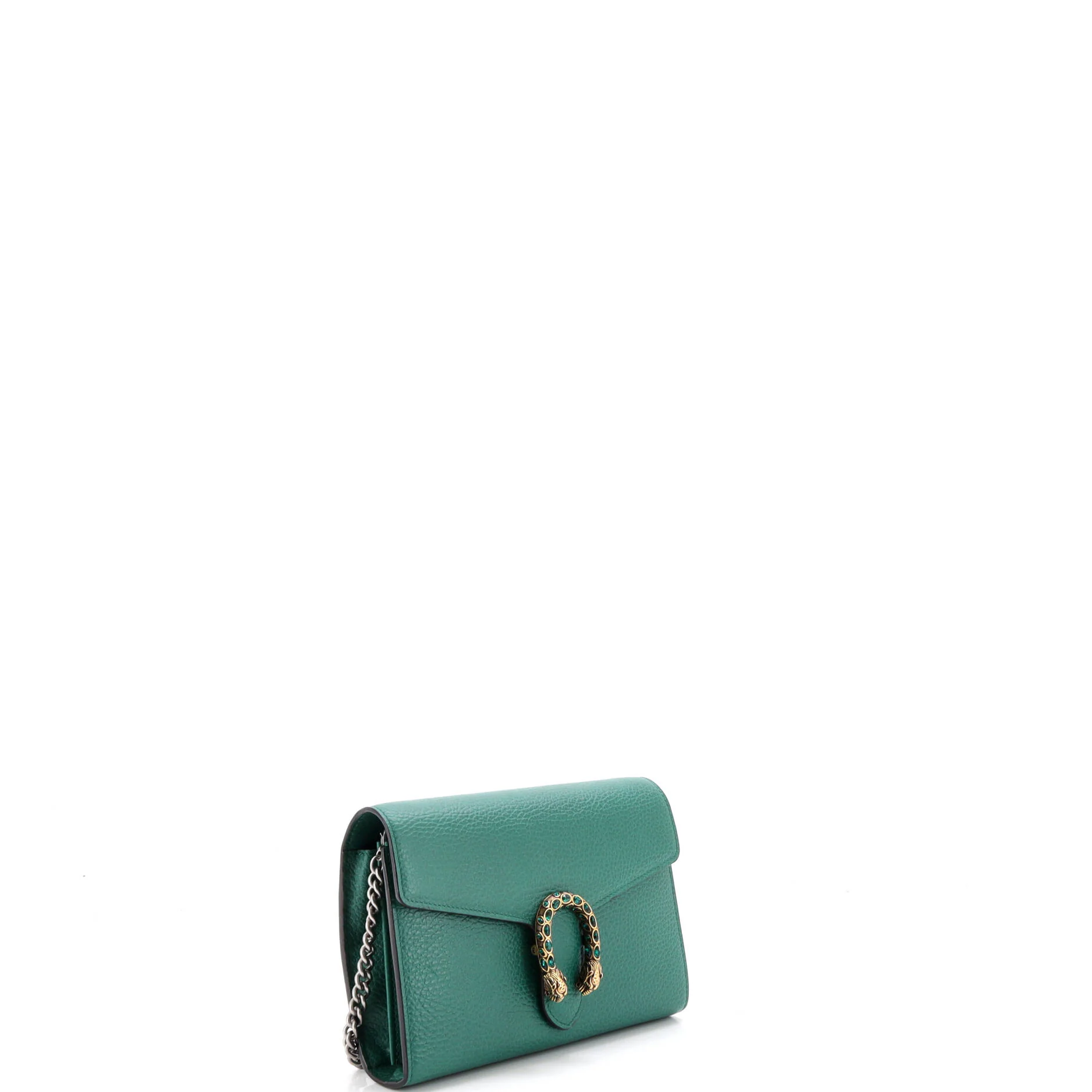 Dionysus Chain Wallet Leather with Embellished Detail Small - Image 2