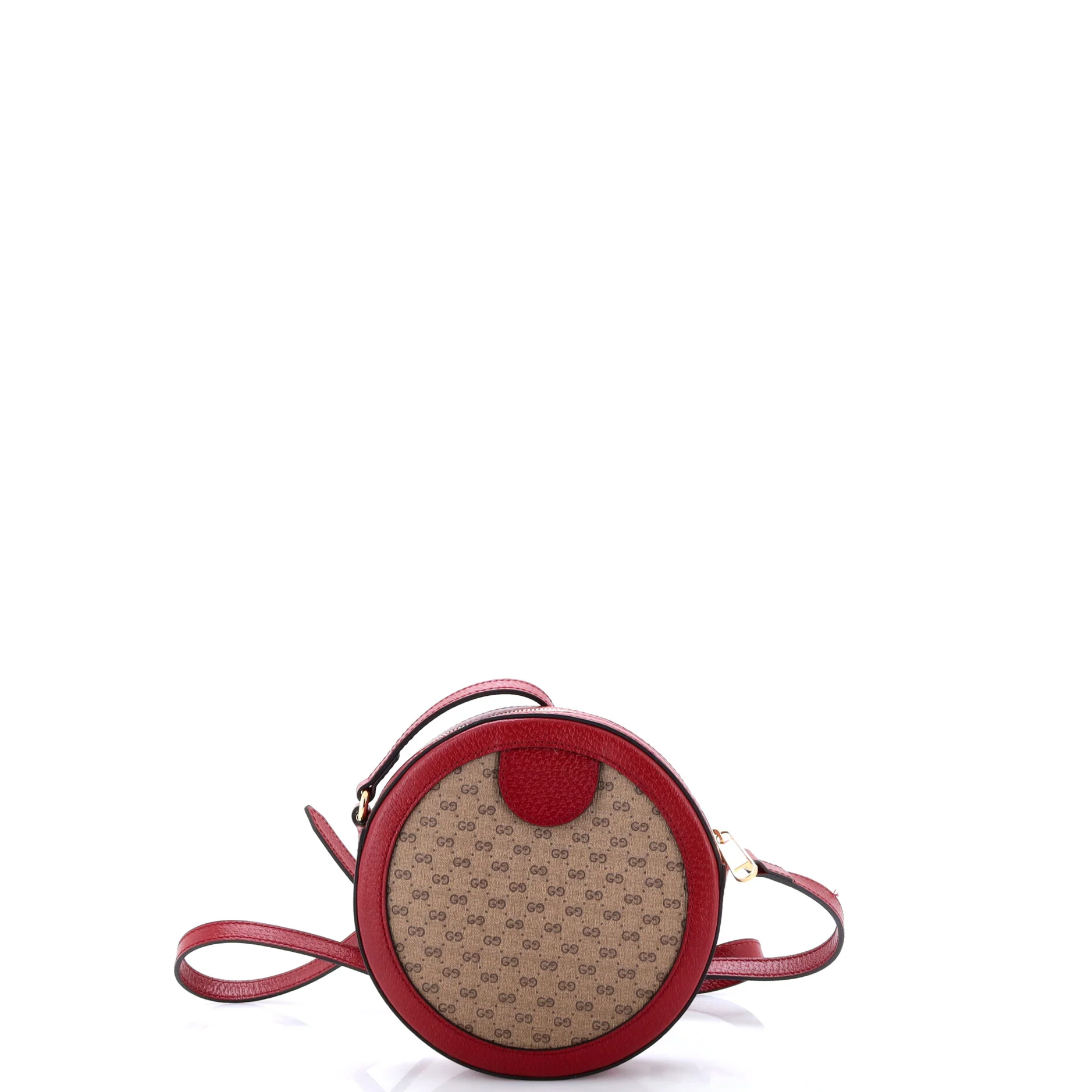 Doraemon Round Shoulder Bag Printed Mini GG Coated Canvas - Image 3