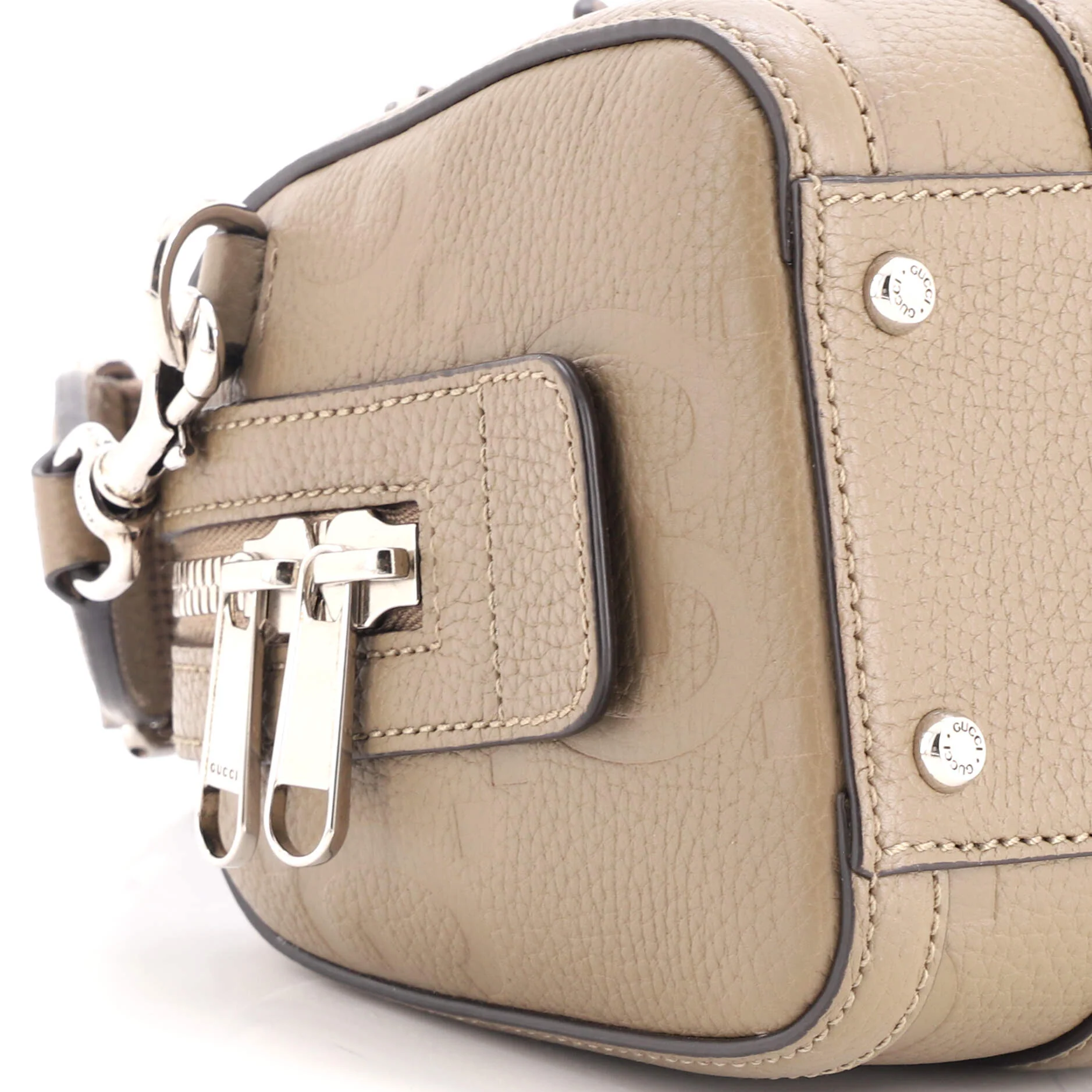 Duffle Bag Jumbo GG Embossed Leather Mini - Image 6