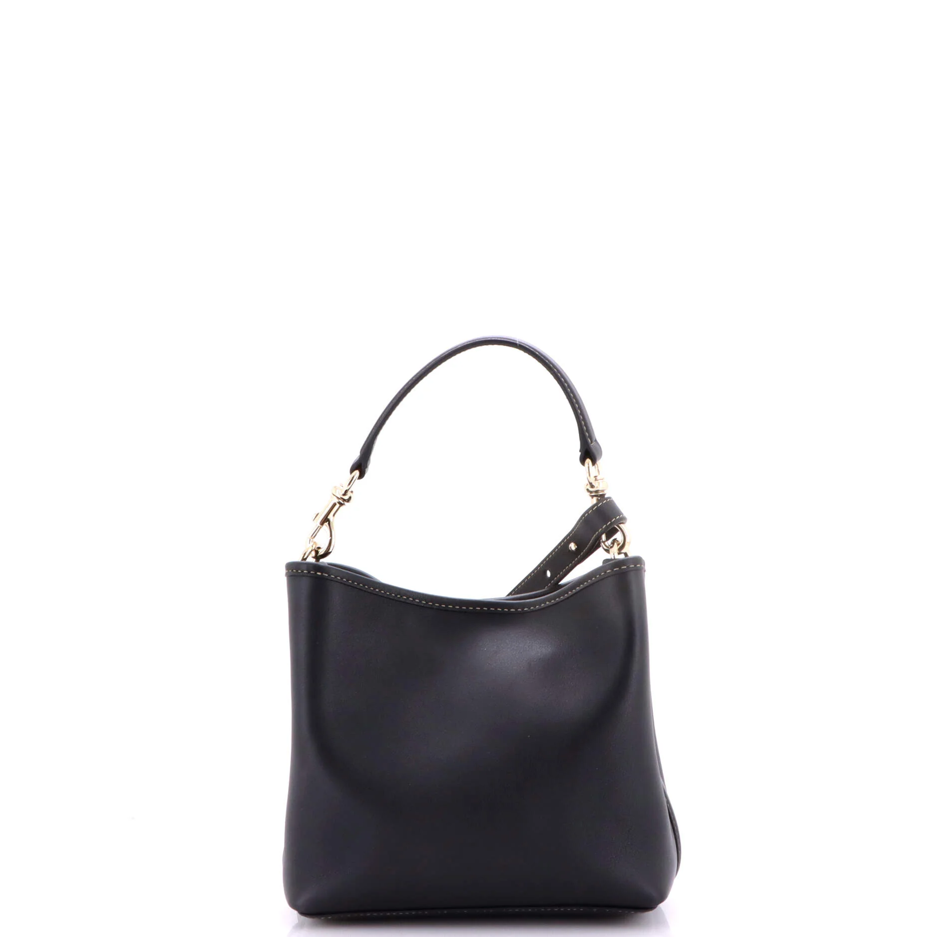 Emblem Bucket Bag Leather Small - Image 3