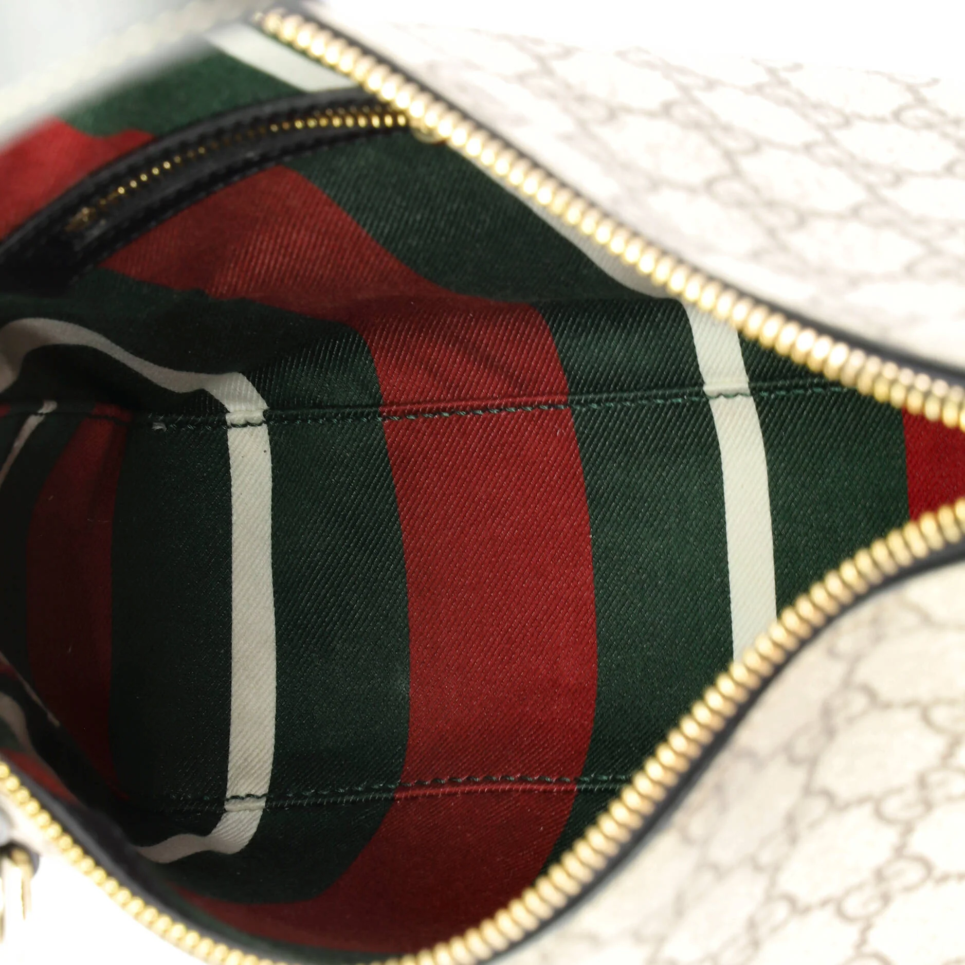 Emblem Shoulder Bag GG Coated Canvas with Leather Medium - Image 5