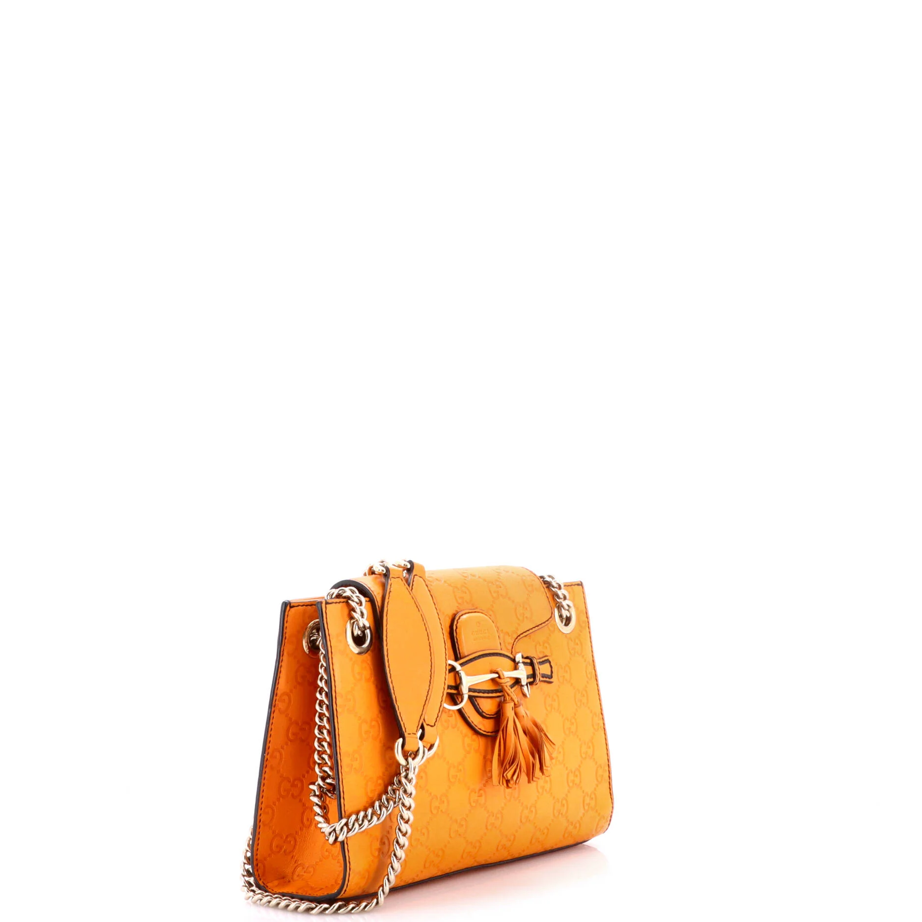 Emily Chain Flap Shoulder Bag Guccissima Leather Small - Image 2