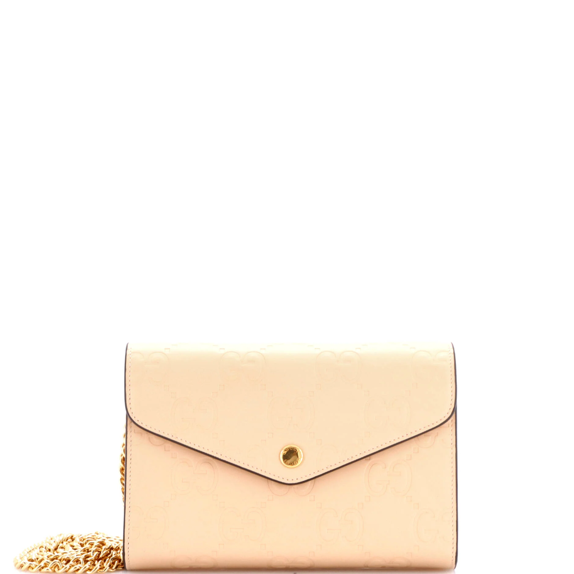 Envelope Wallet on Chain Guccissima Leather
