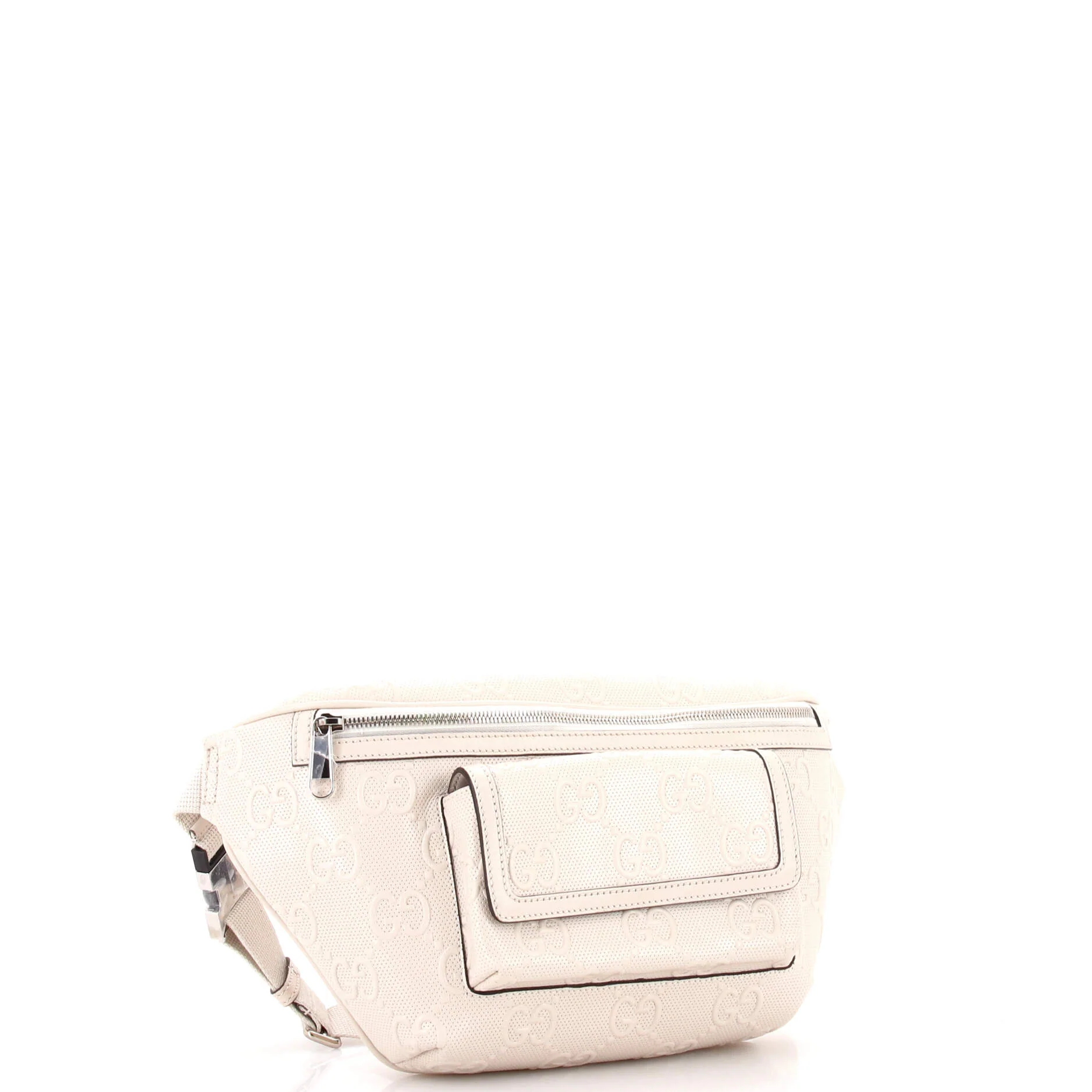 Front Pocket Belt Bag GG Embossed Perforated Leather - Image 2