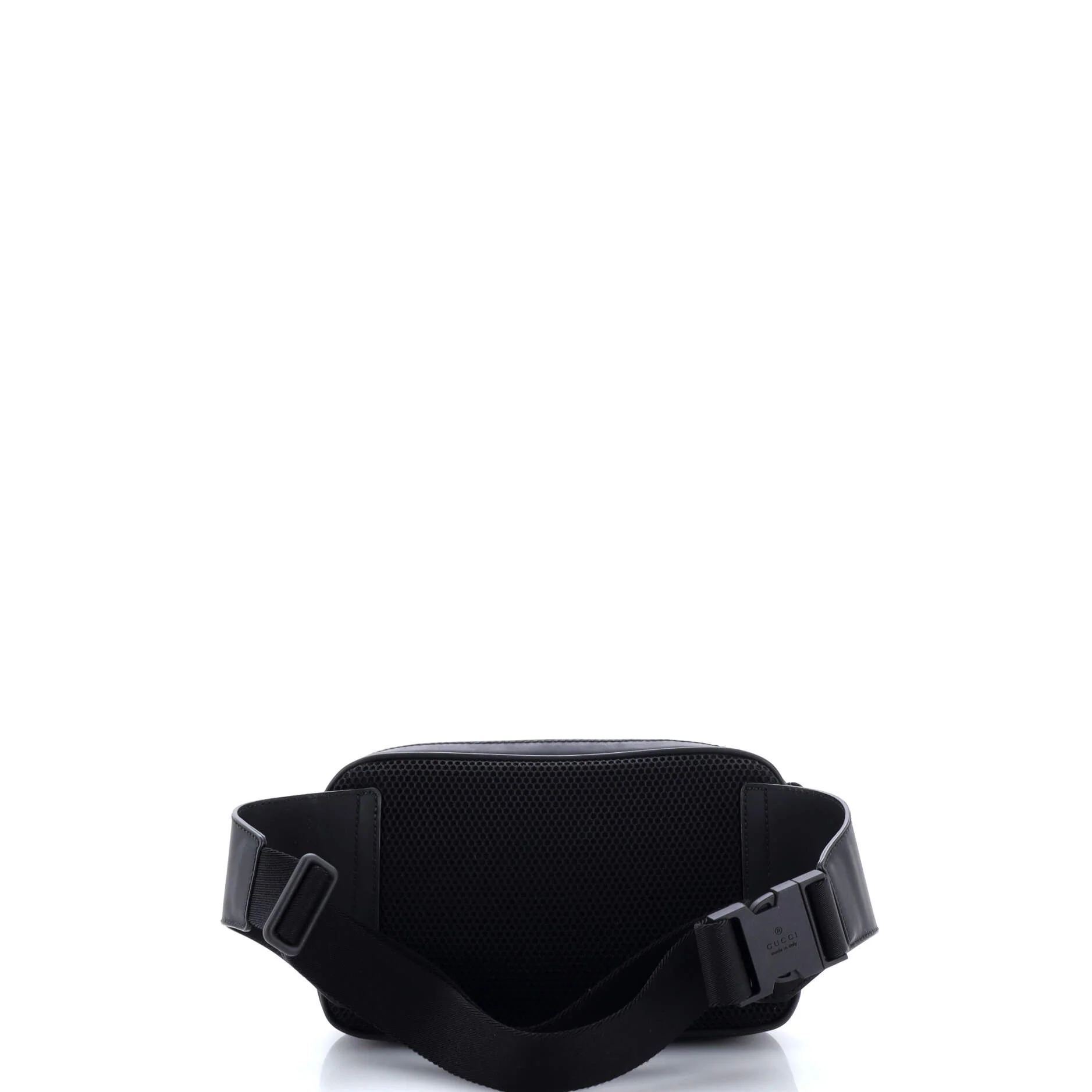 Front Zip Belt Bag GG Rubber Effect Leather - Image 3