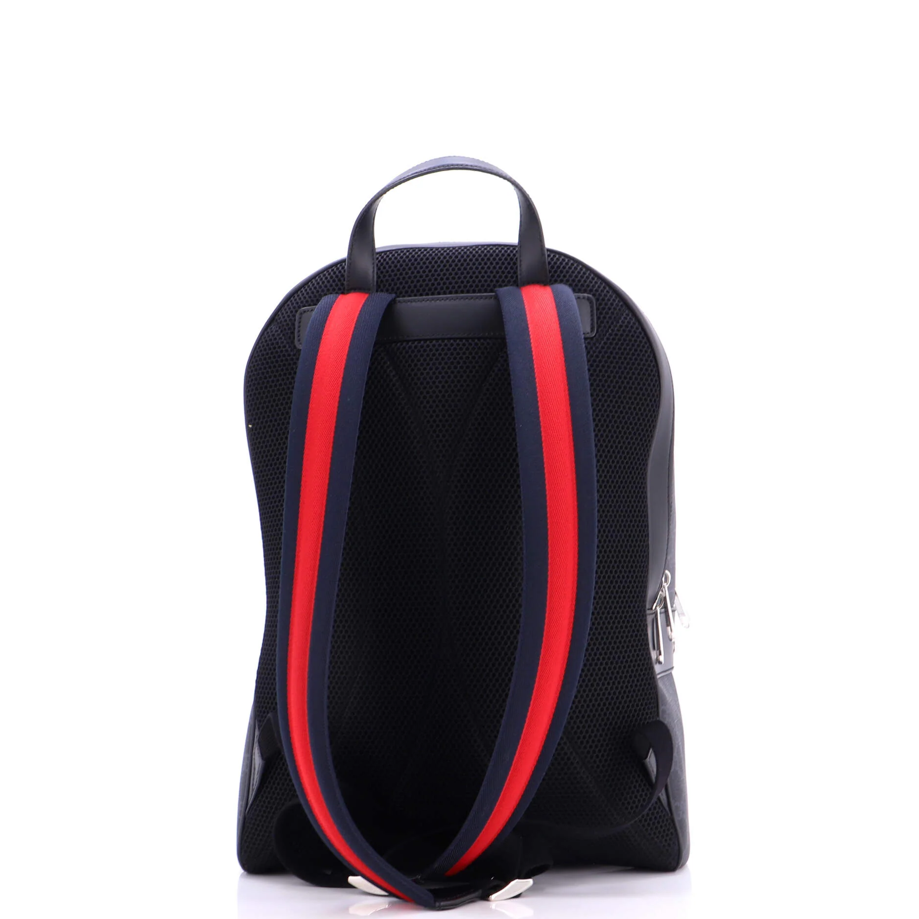 Front Zip Pocket Backpack GG Coated Canvas Medium - Image 3