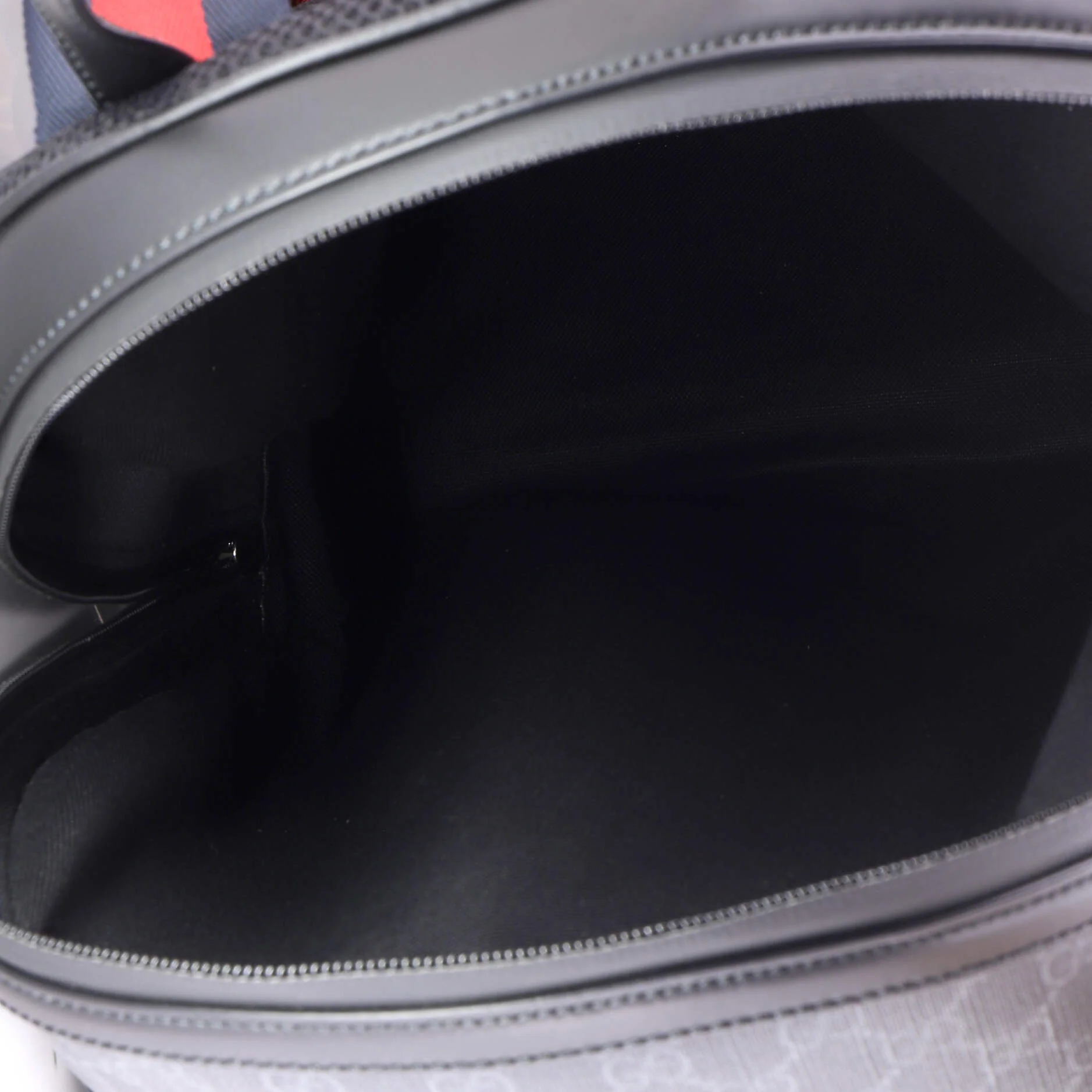 Front Zip Pocket Backpack GG Coated Canvas Medium - Image 5
